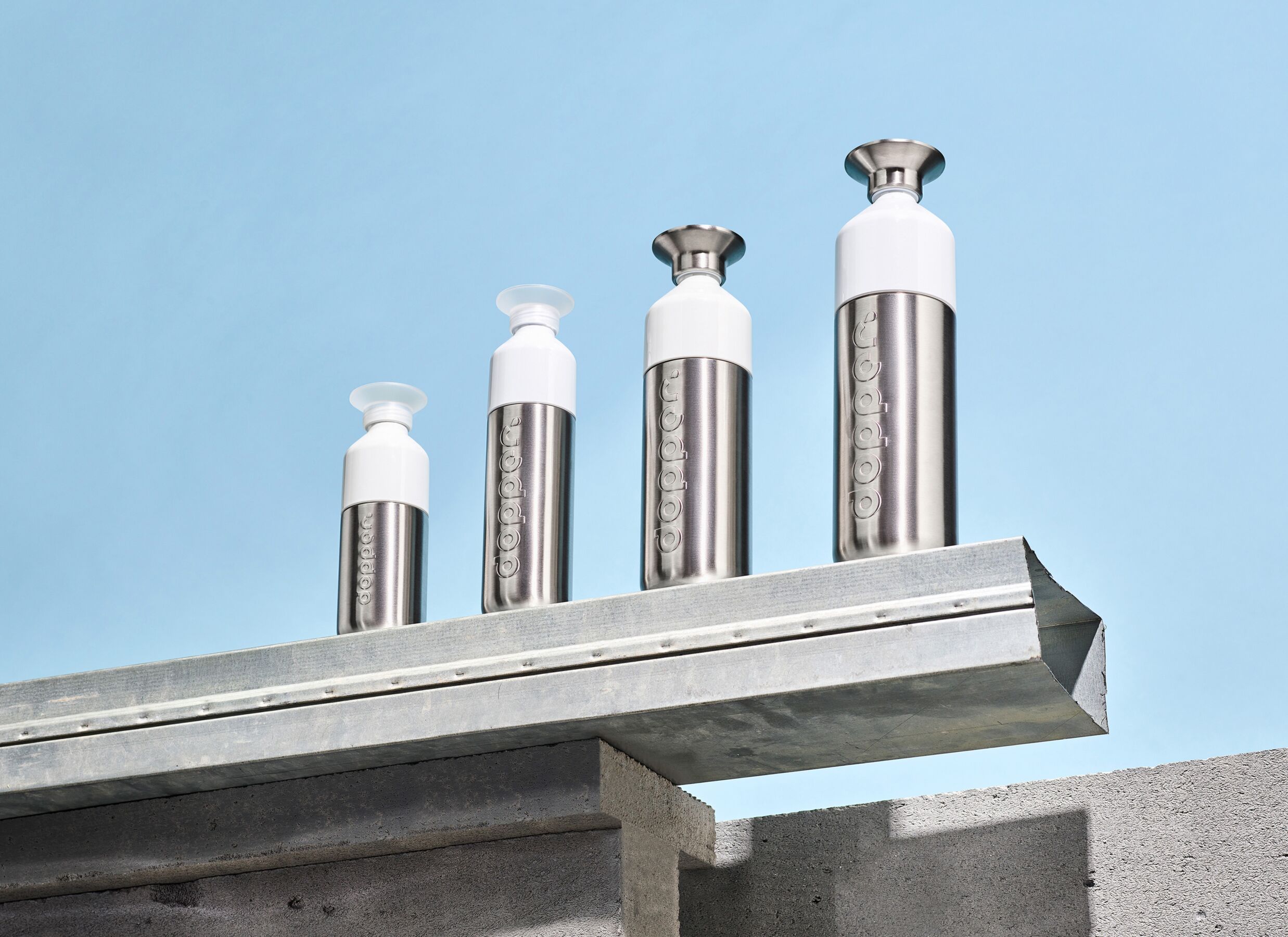 Foto ambiance - Bouteille isotherme Dopper 80 cl - Inox - Argent