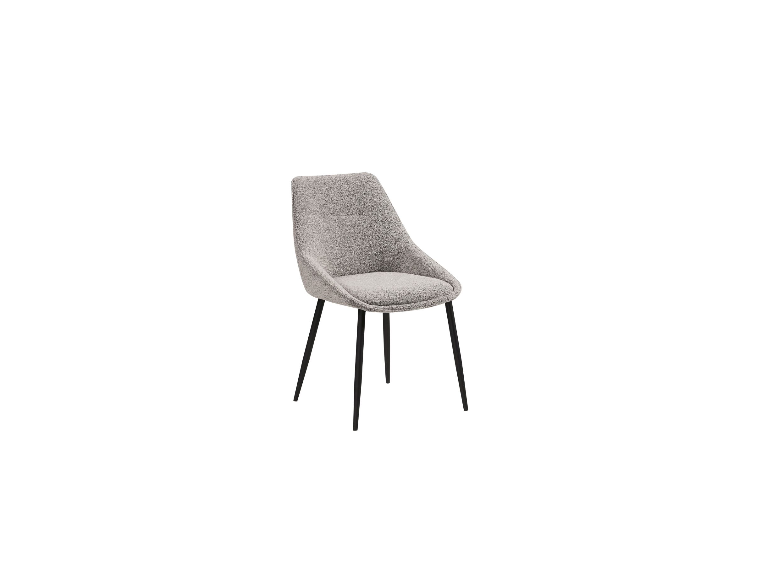 Stoel Figo 50x47x87cm - stof - grijs