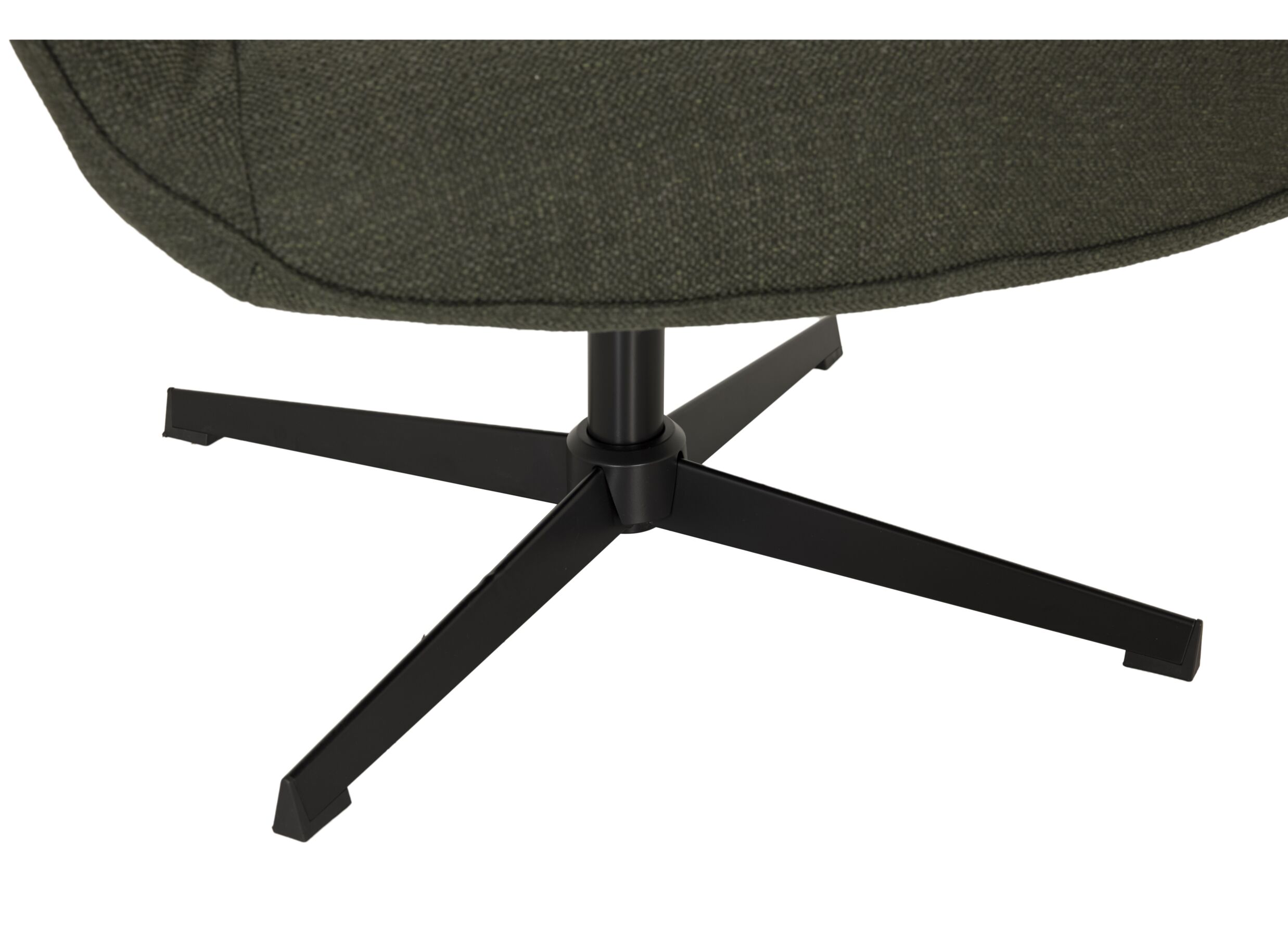 Fauteuil pivotant Grupetto 80,5x83x77cm - tissu - vert