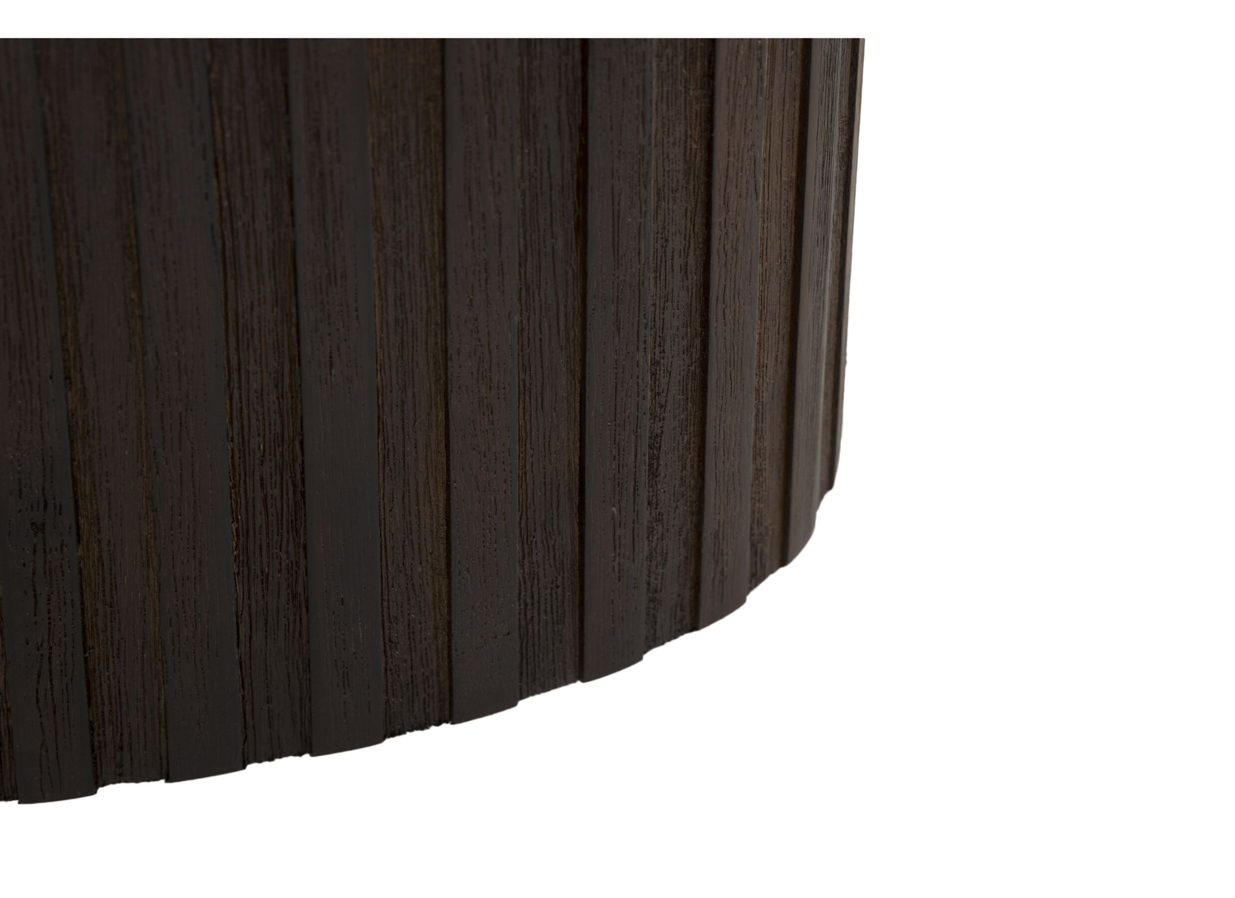 Detail - Table basse Noah teck massif ronde