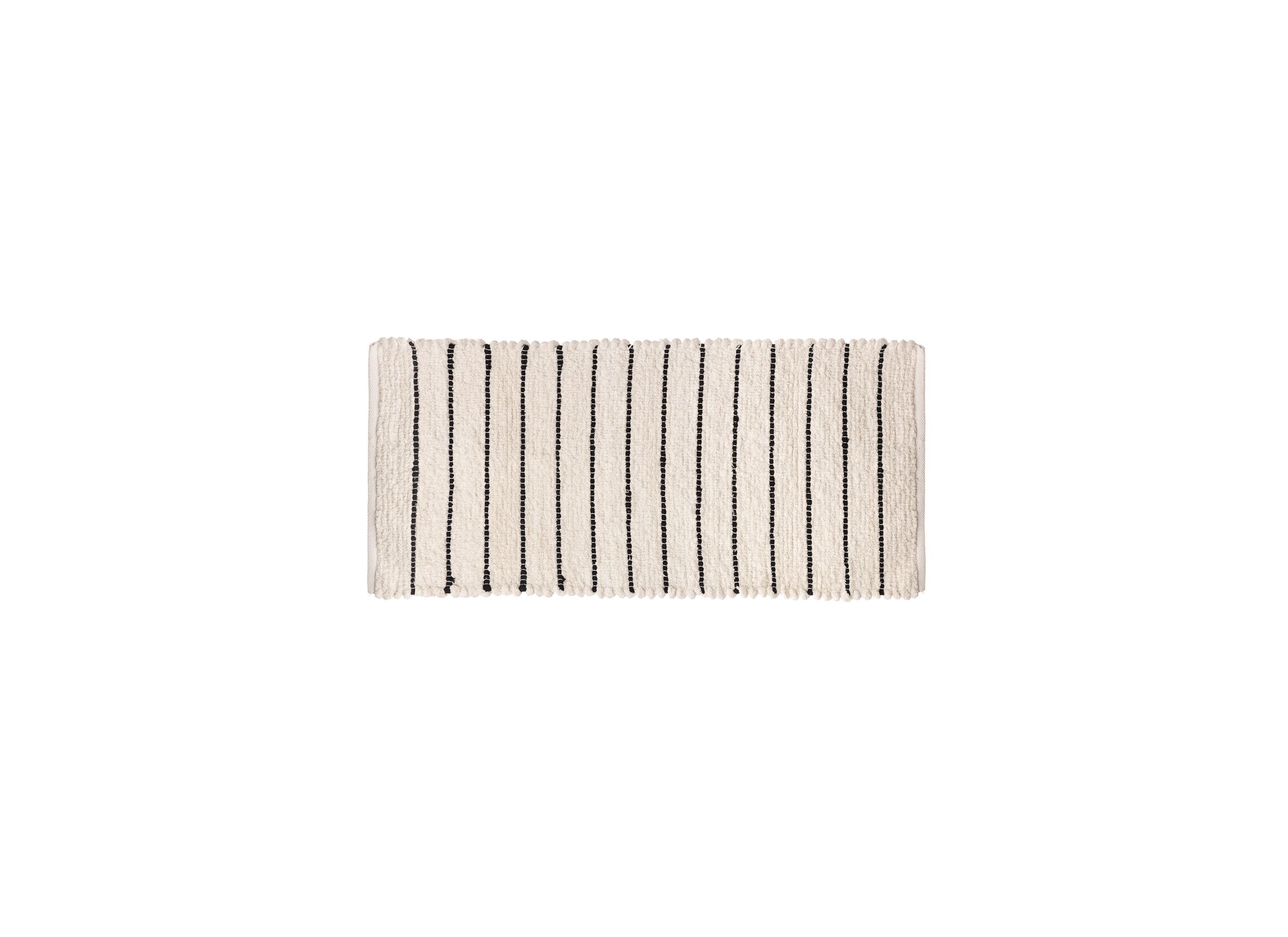 Tapijt 50x120cm zwart wit