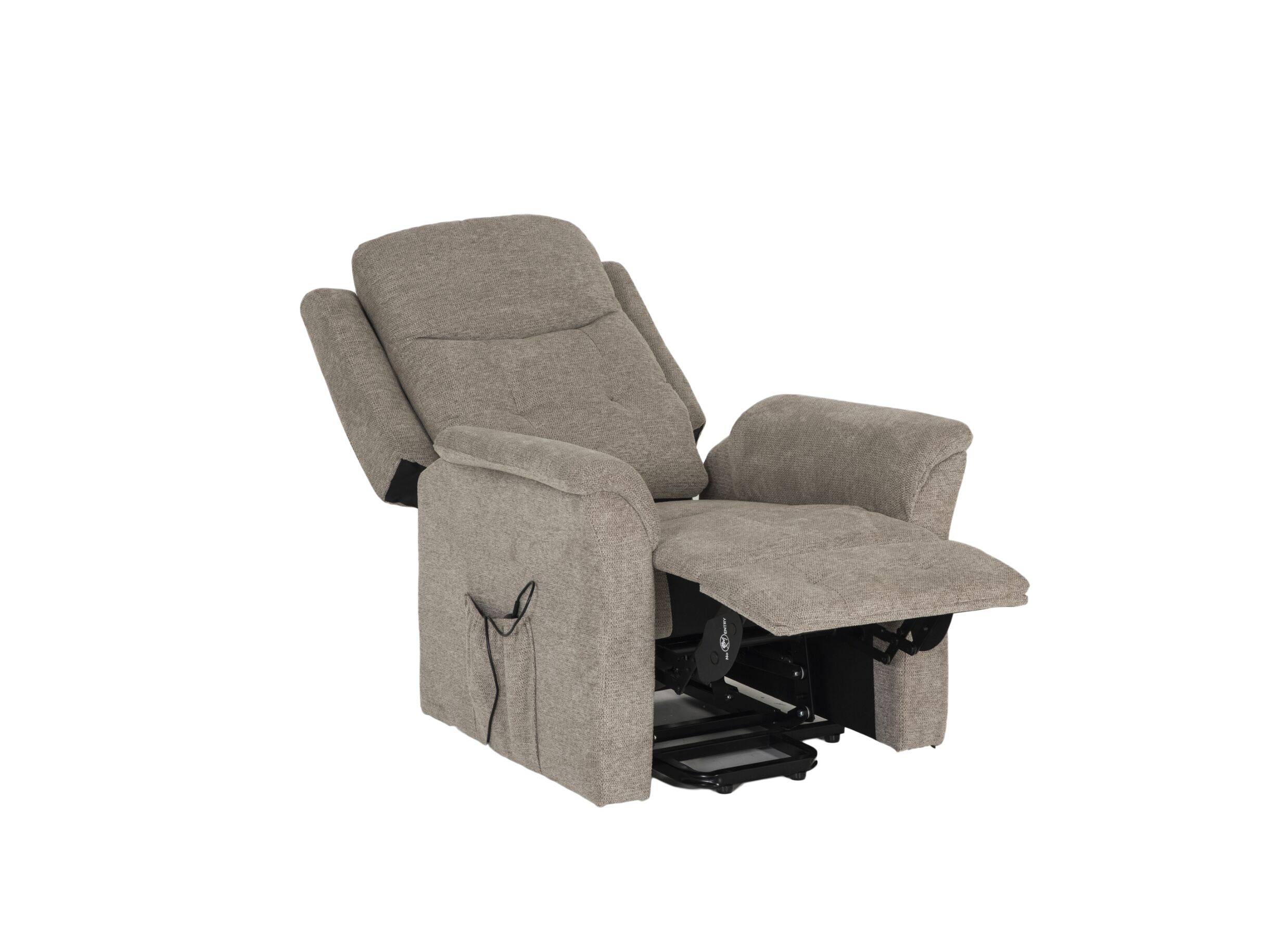 Relaxzetel Cosima elektrisch stof beige