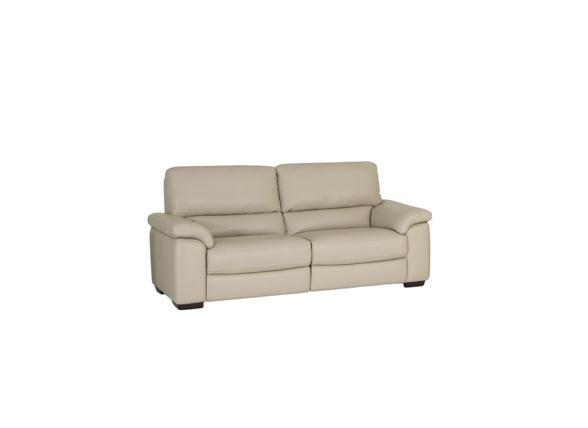 Zetel Aventi 2 - Zetel Aventi 2,5-zit - leder - grijs