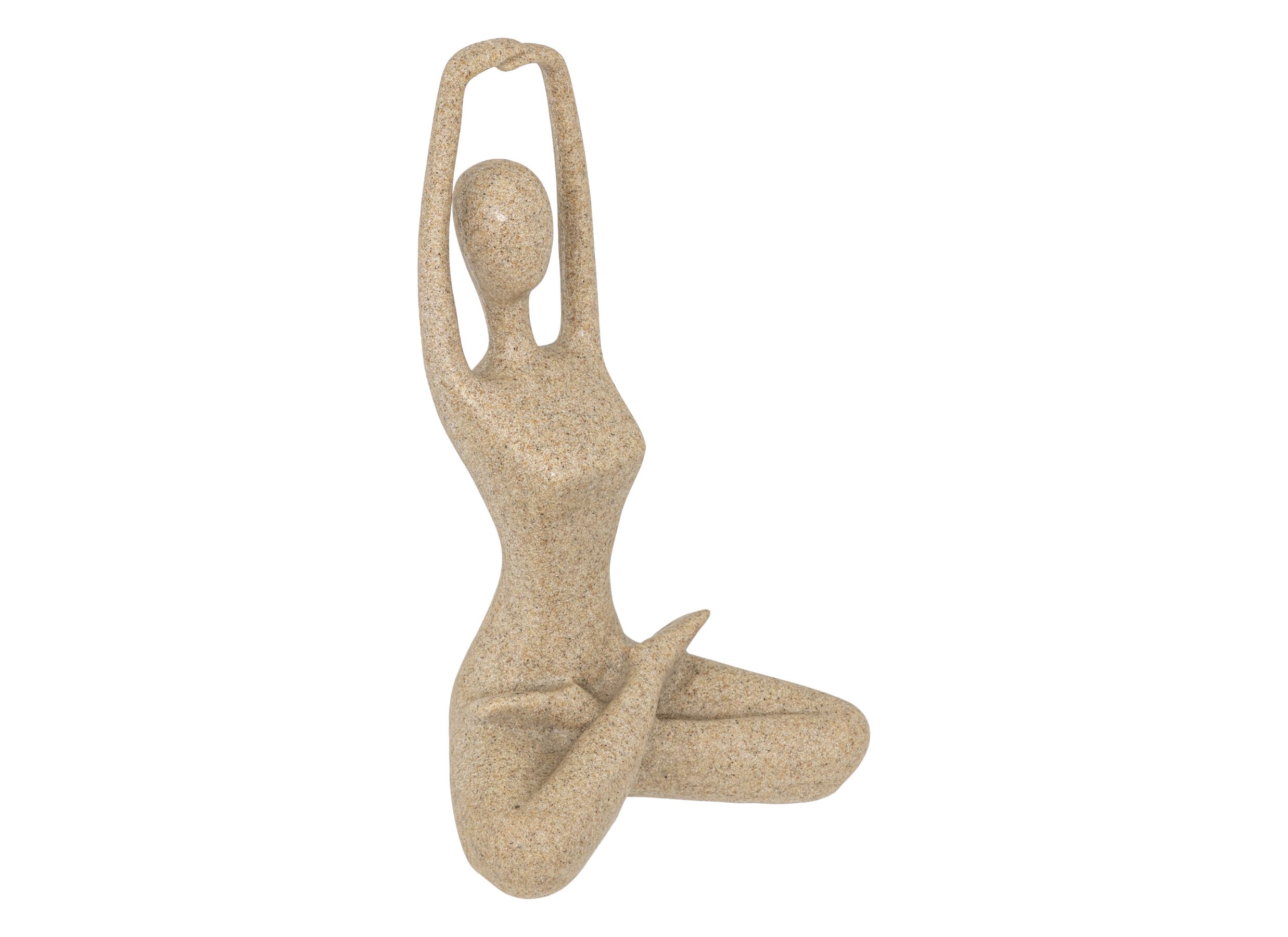 Aperçu - Déco Femme Aby H19cm - polystone - beige