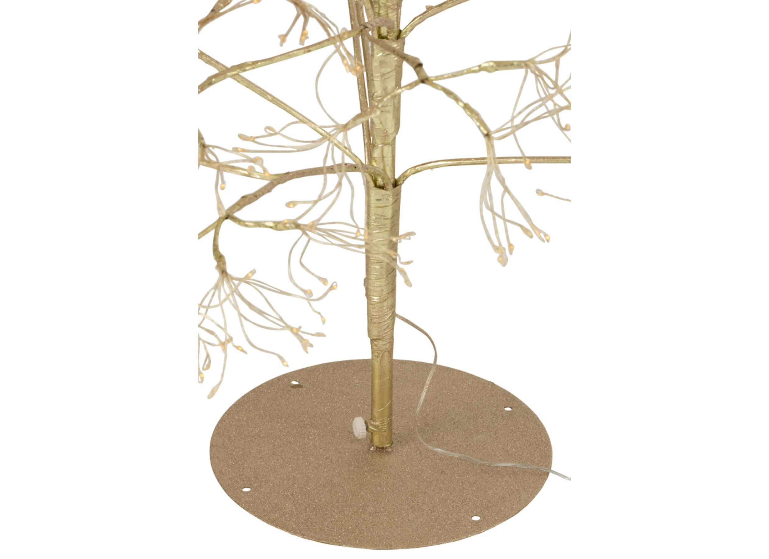 Detail - Arbre de Noël 50x50x210cm - métal - or