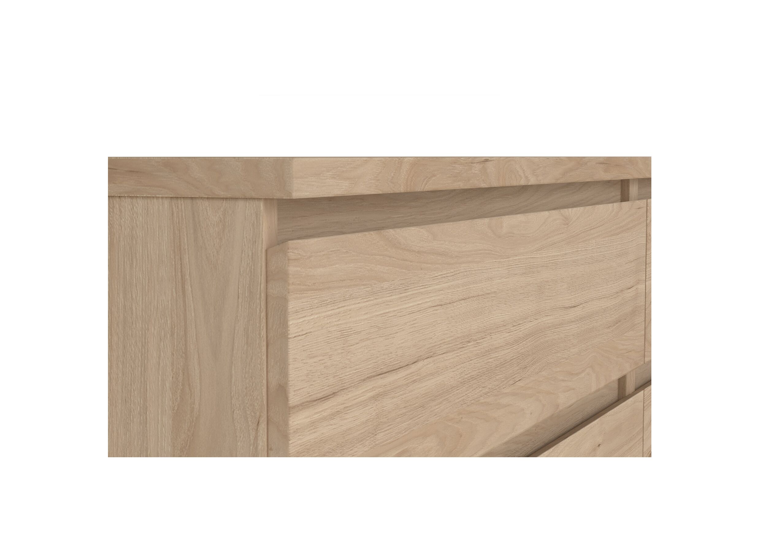 Commode Naia 154x50x71cm - mélamine - jackson hickory