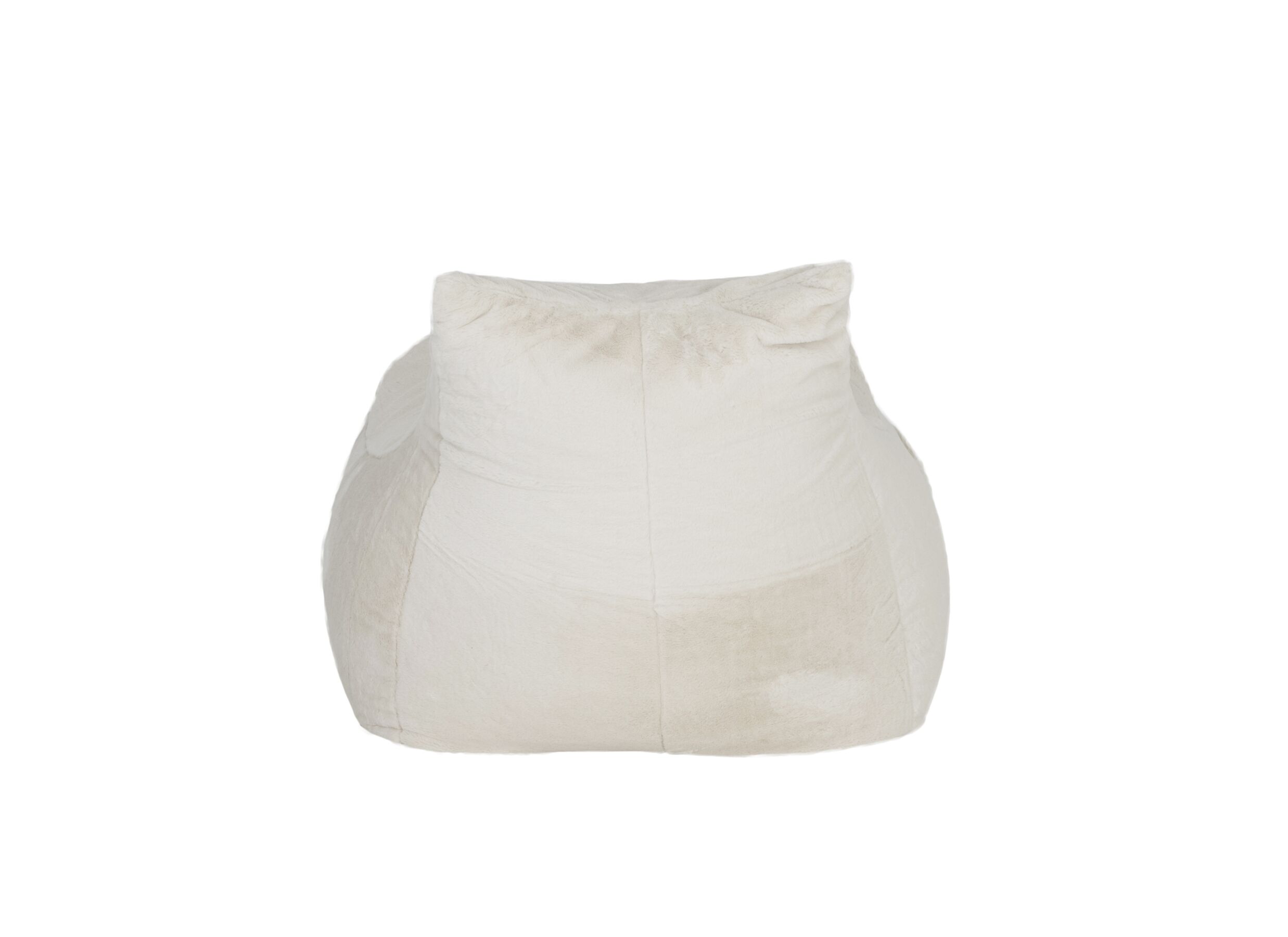 Aperçu - Pouf poire Karina tissu crème