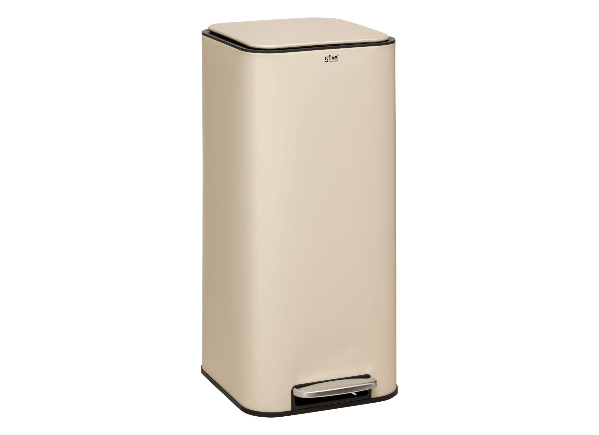 Pedaalemmer Delta 30L - staal - beige - Pedaalemmer Delta 30L - staal - beige