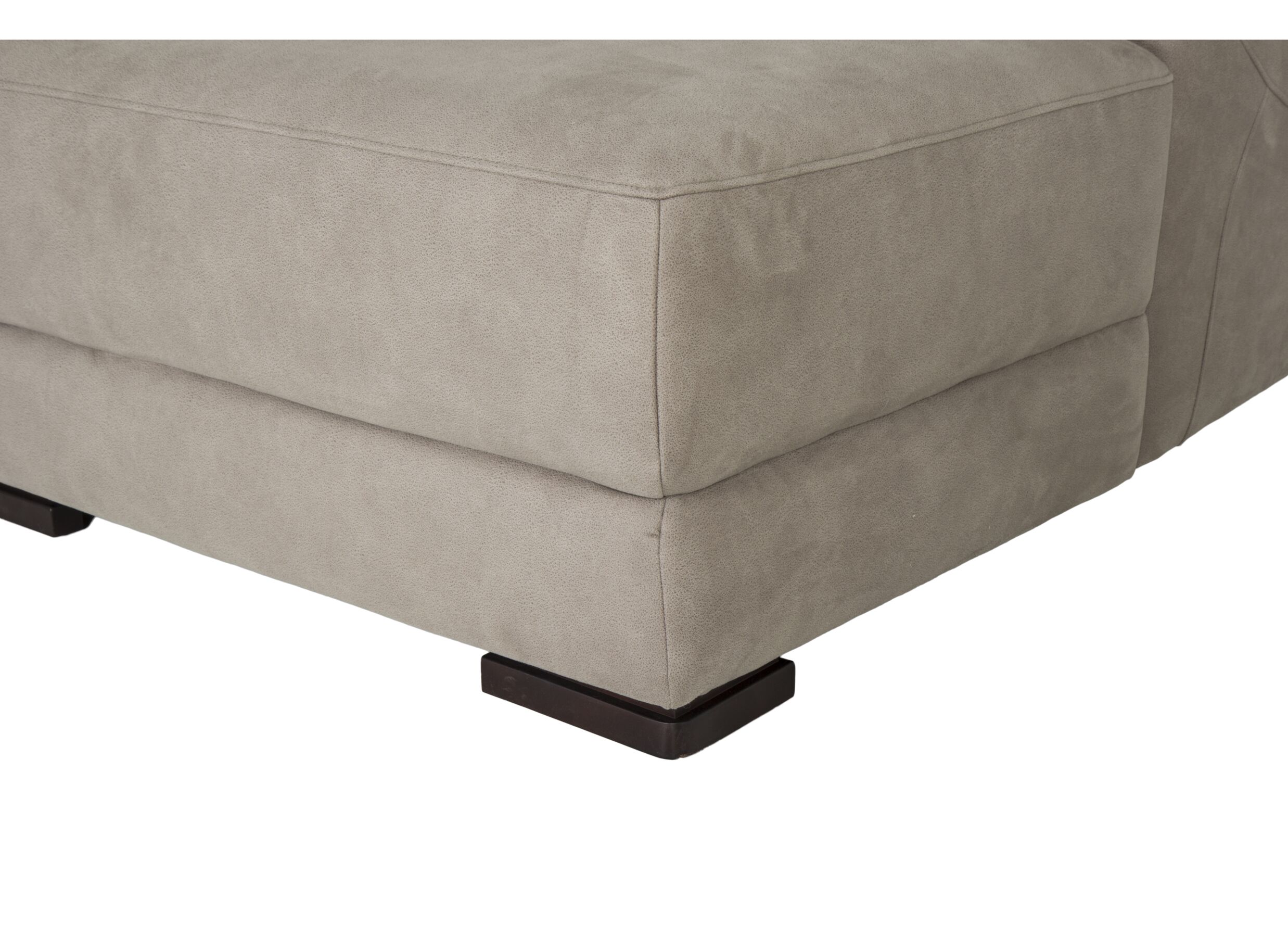 Hoeksalon Berry 372x292cm - stof - beige met relax