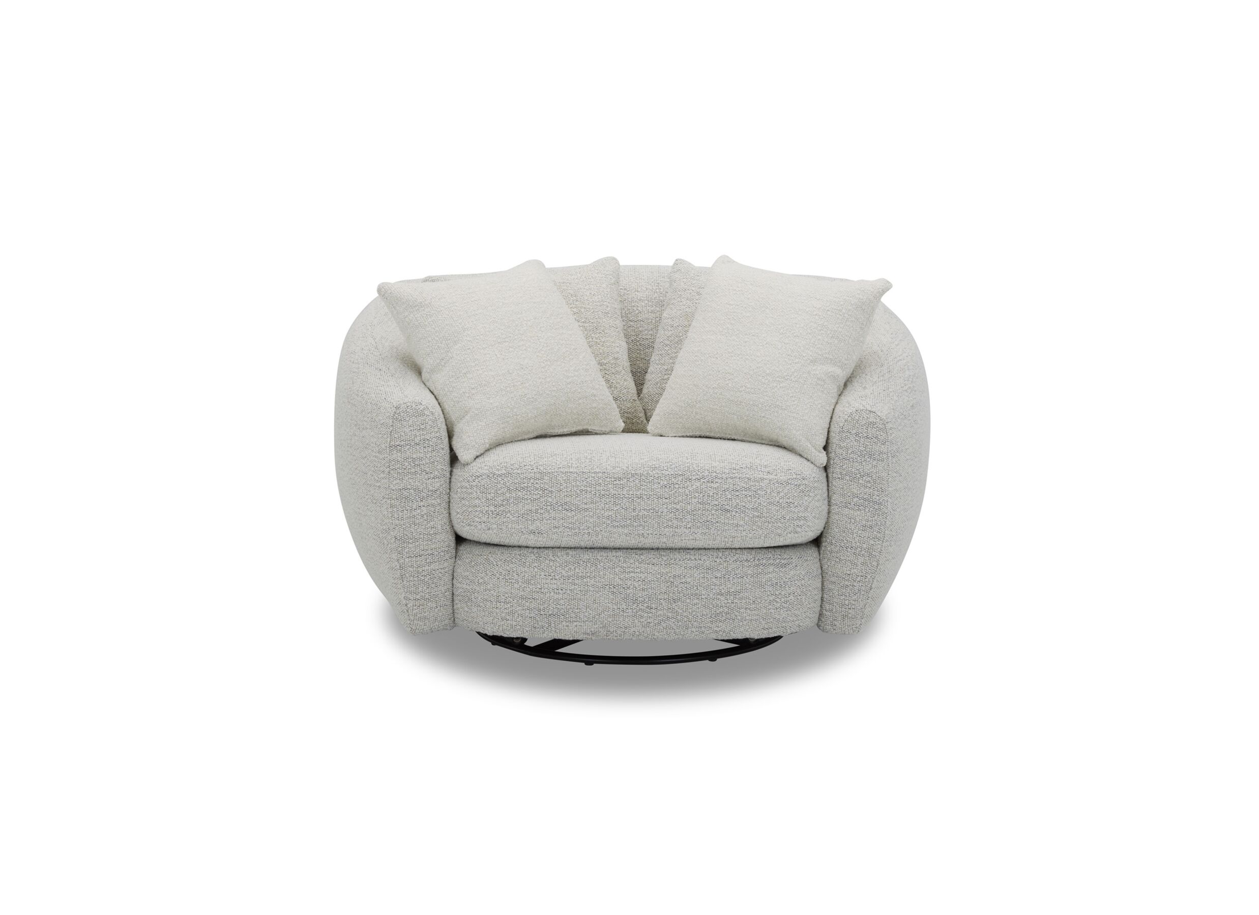 Overzichtsfoto - Draaifauteuil Rush 133x104x76cm - stof - cotton