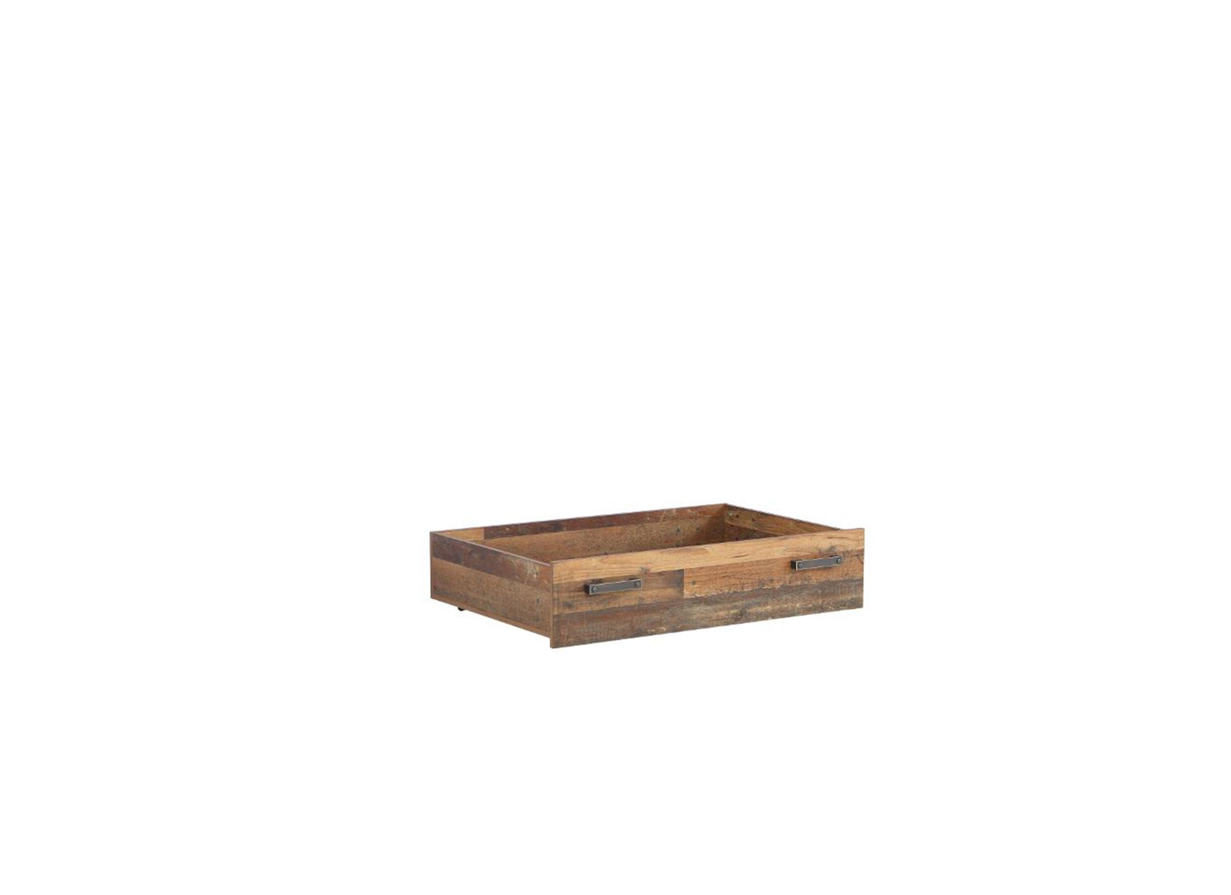 Tiroir de lit - Tiroir de lit Clif 104,1cm - panneau décor - old wood