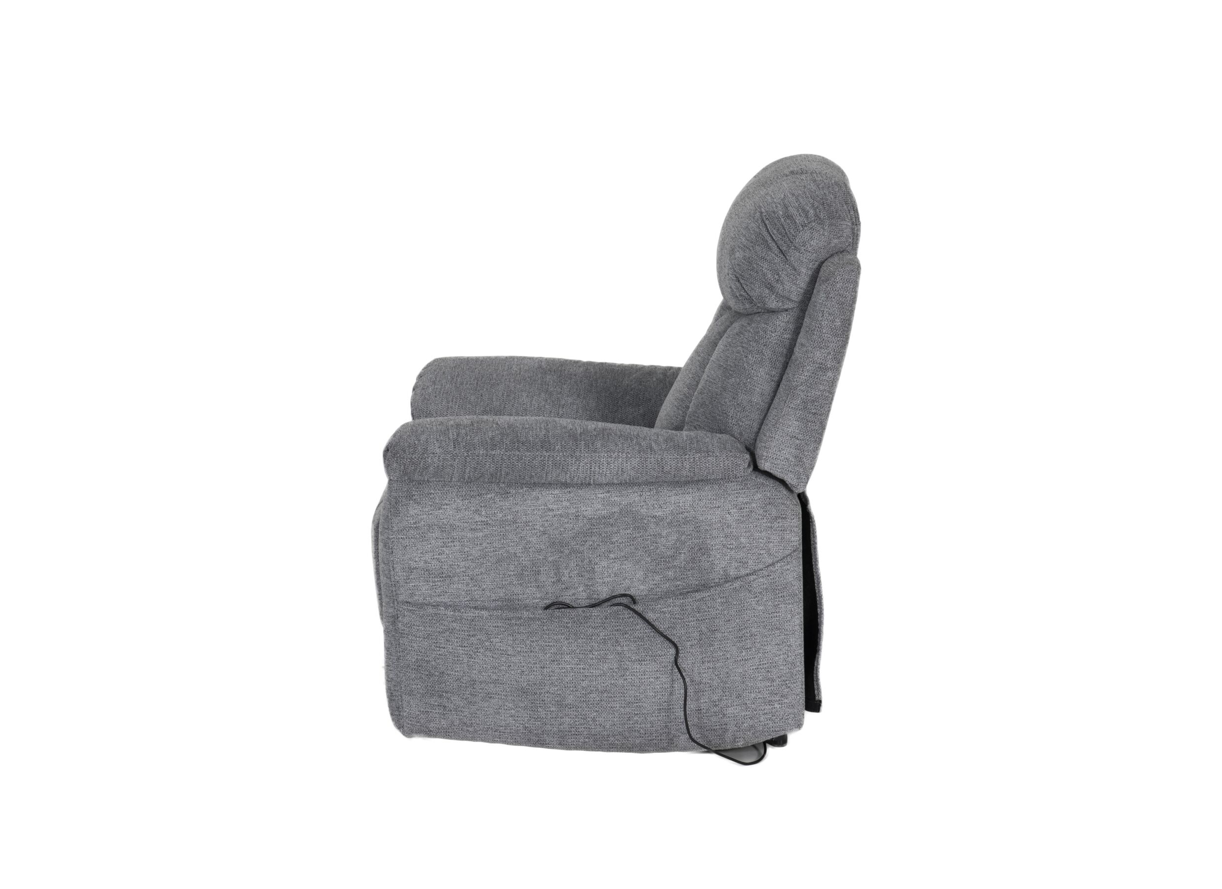 Relaxzetel Porter elektrisch stof grijs