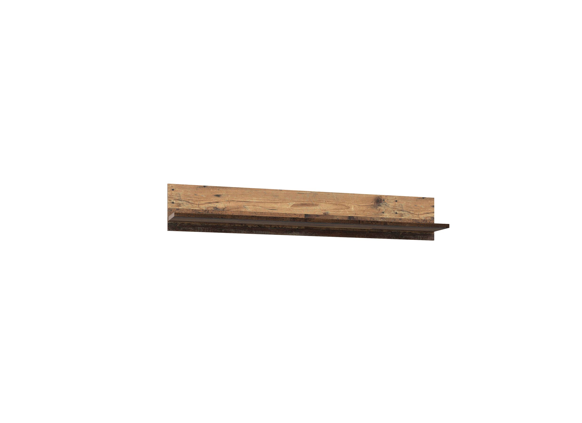 Tablette murale 160x22x26cm old wood - Tablette murale Clif 160x22x26cm - panneau décor - old wood