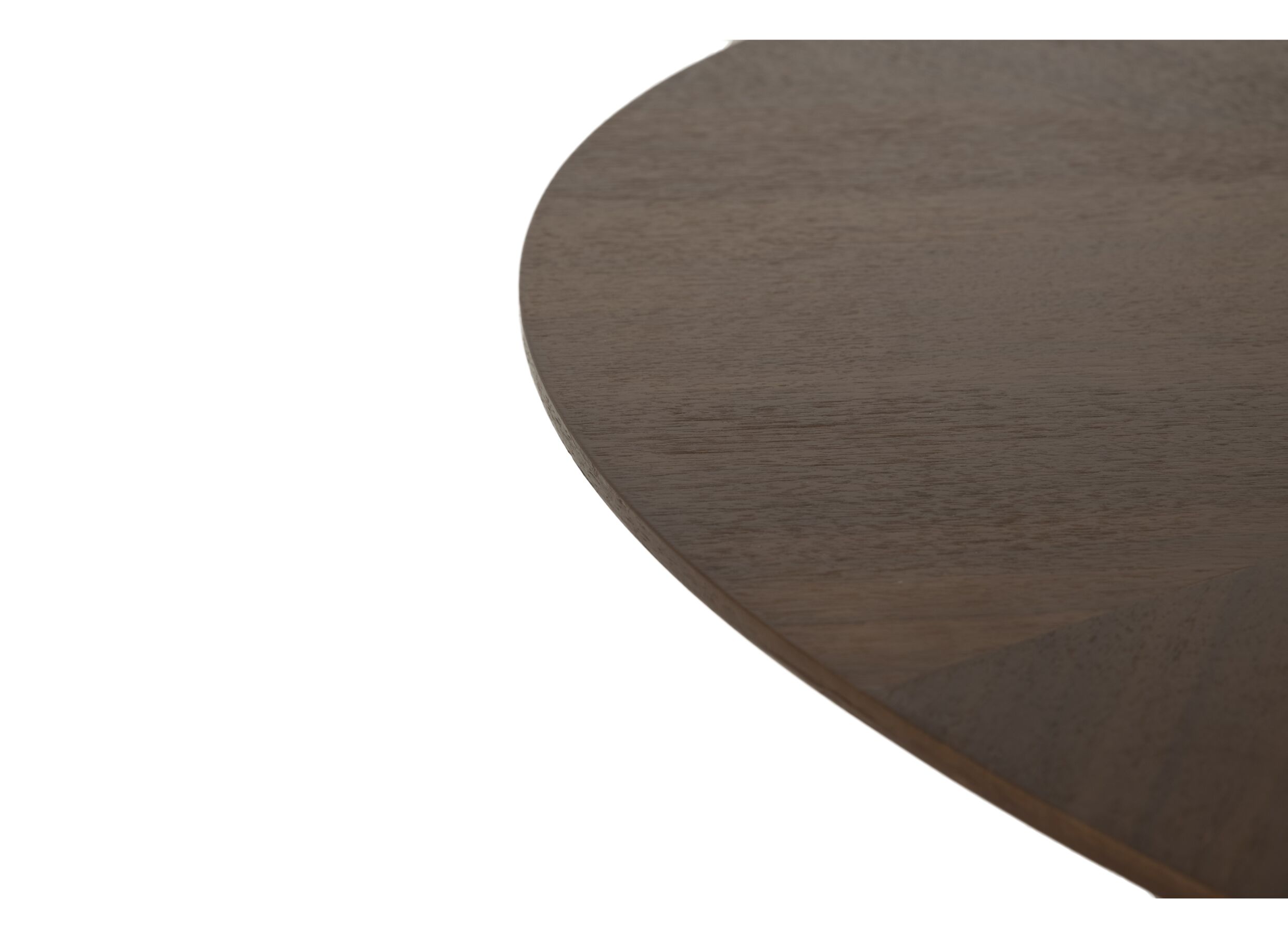 Detail - Table ronde Daytona Ø120cm - MDF - noyer