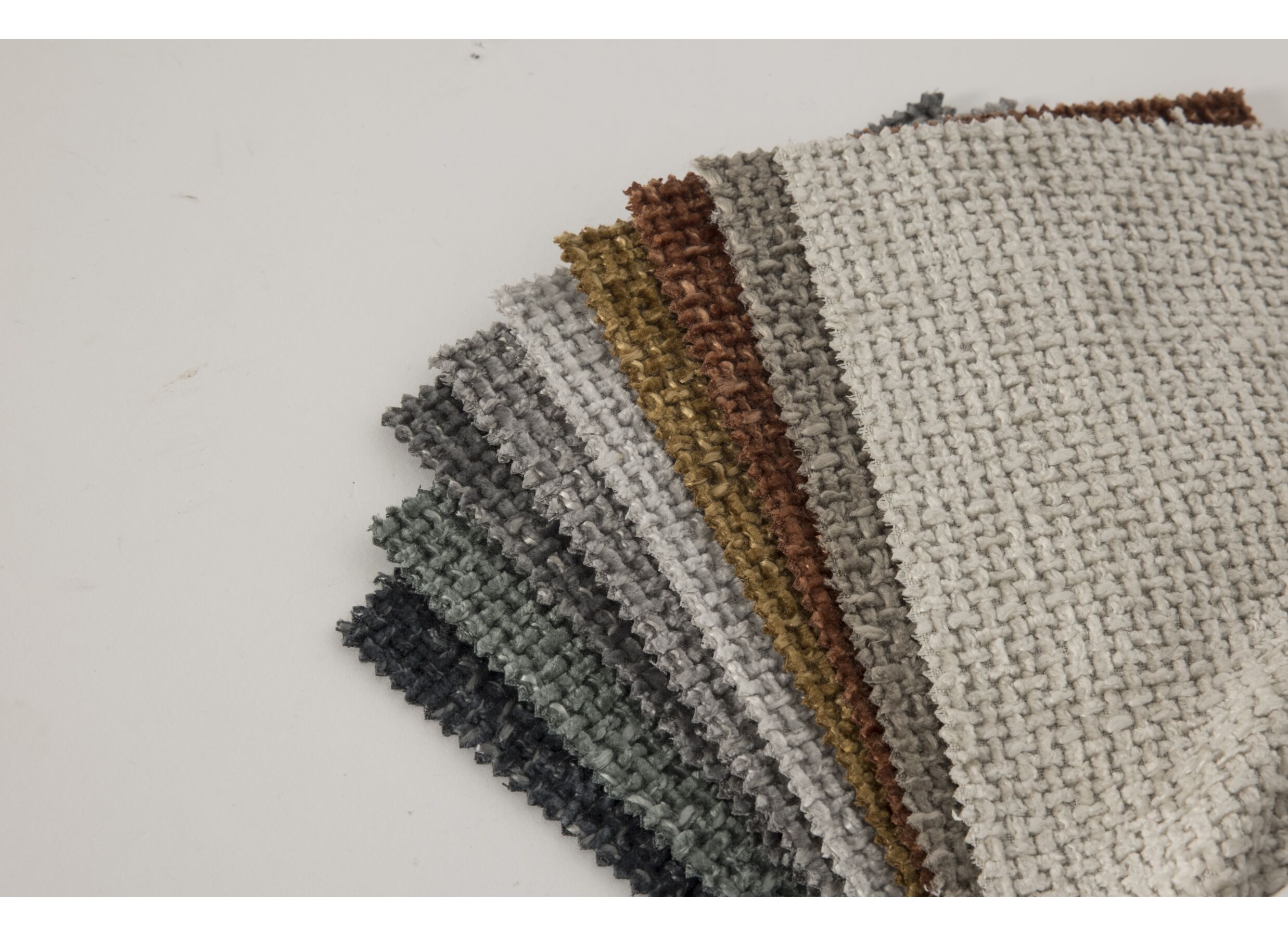 Couleurs - Canapé d'angle Amber 314x173cm - tissu - ocre