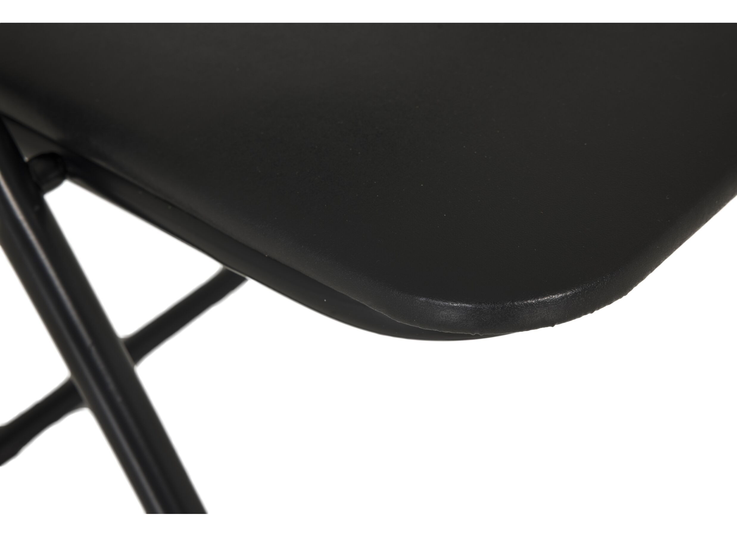 Detailfoto - Klapstoel Aldo 44x48x80cm - kunststof - zwart