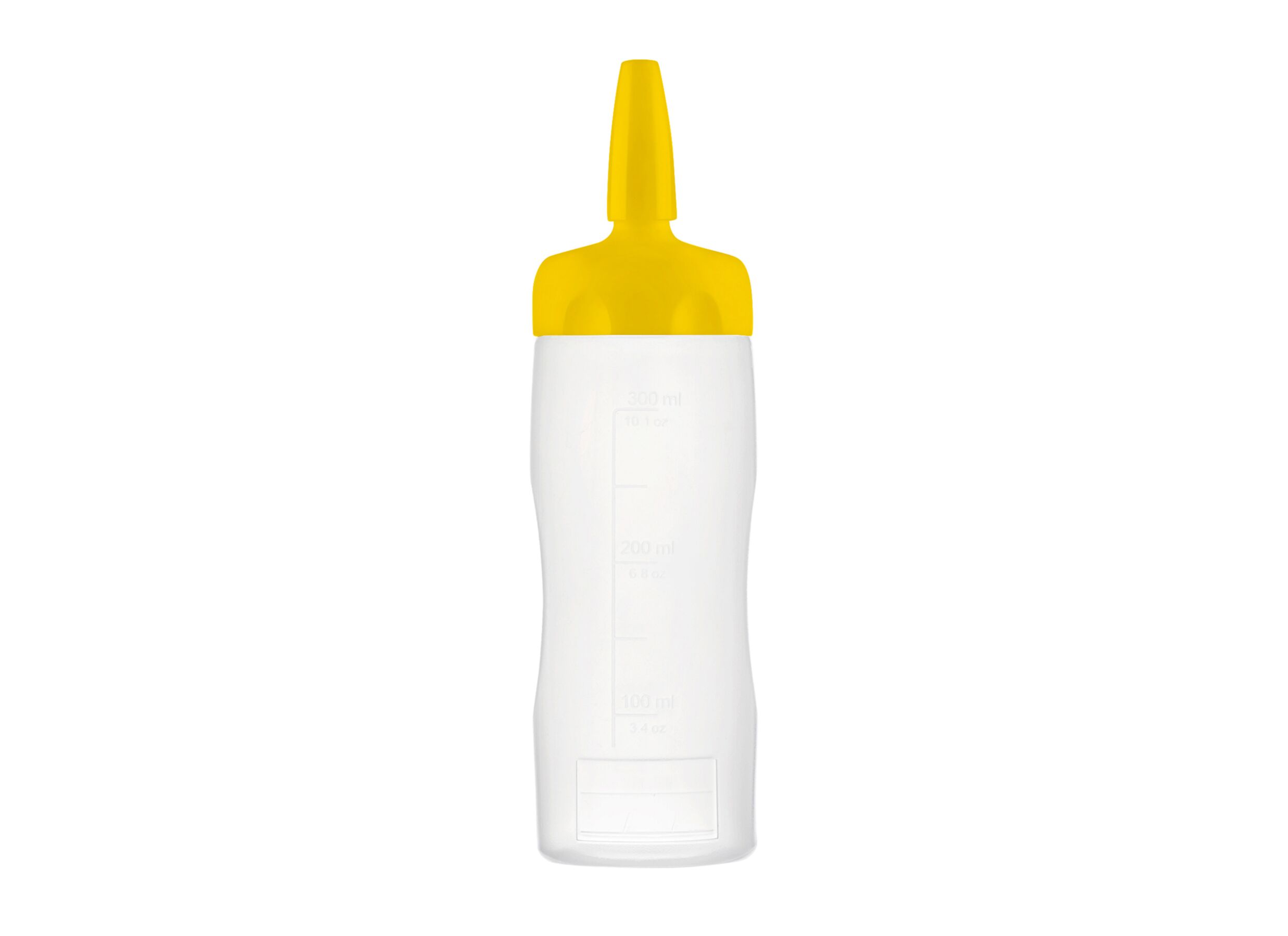 Sausdispenser 35cl - kunststof - geel - Sausdispenser 35cl - plastique - jaune