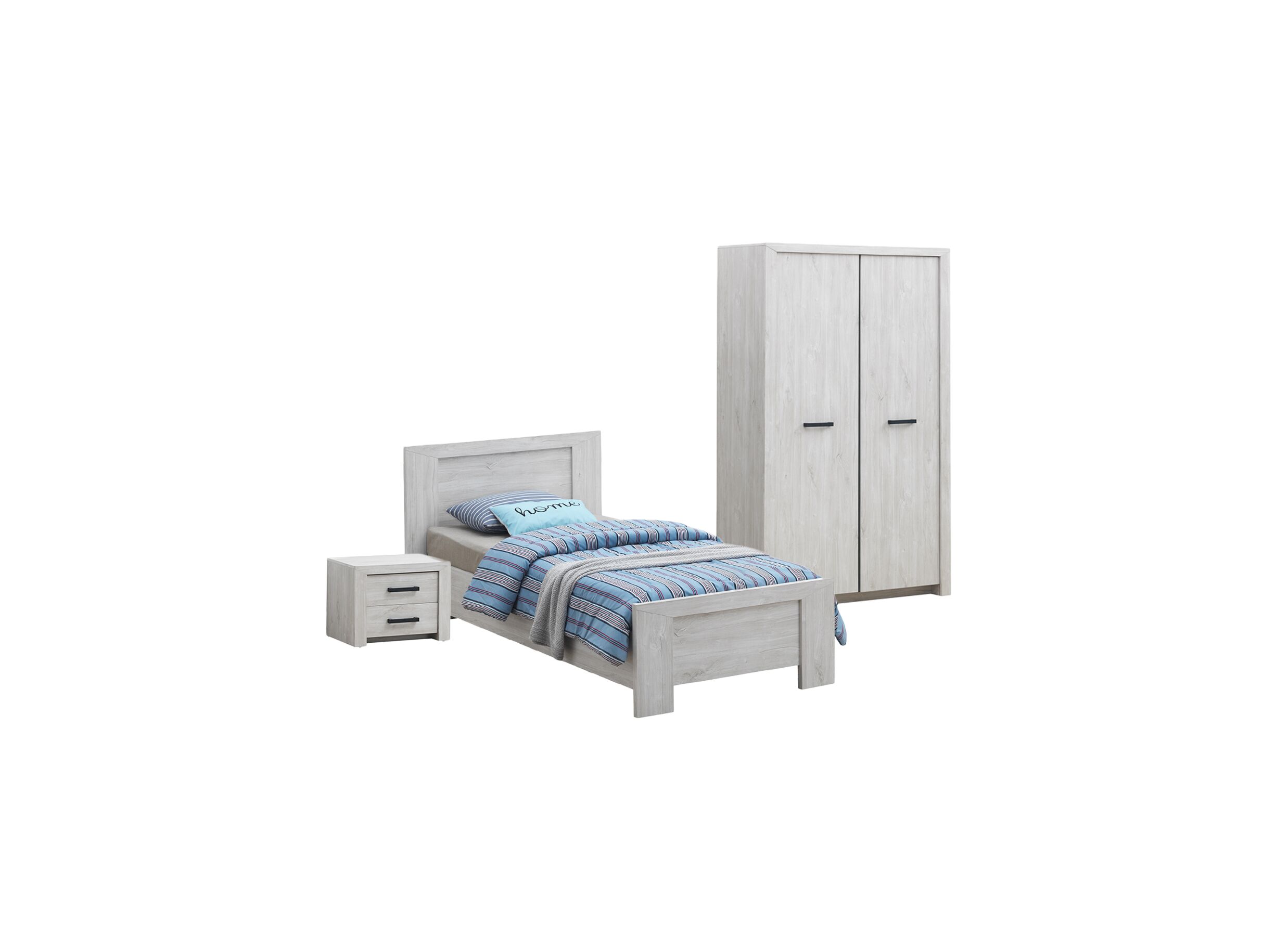 Chambre enfant Elvis avec armoire 2 portes - Chambre enfant Elvis avec armoire 2 portes