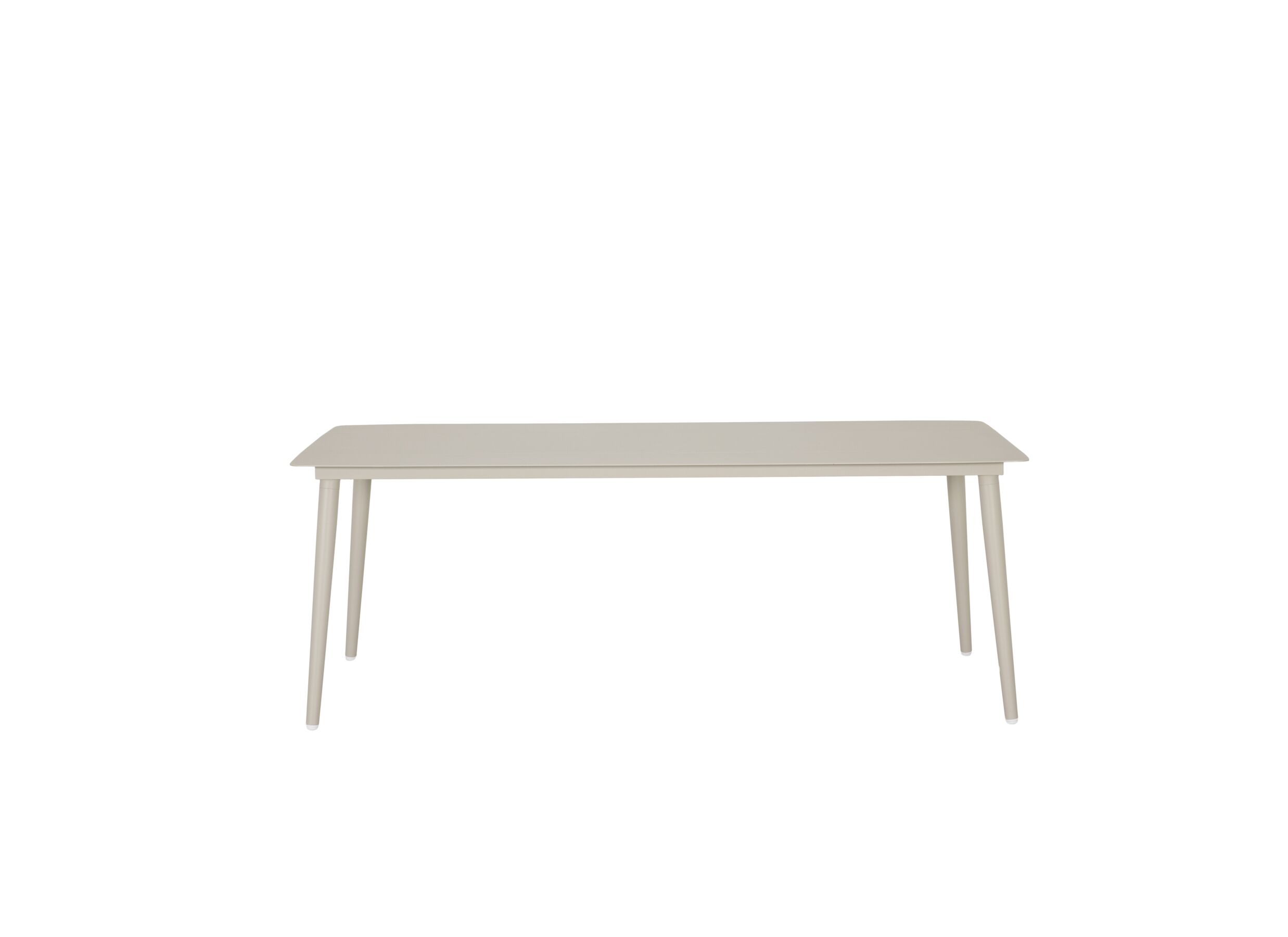 Aperçu - Table de jardin Montana 180x90cm - aluminium - greige