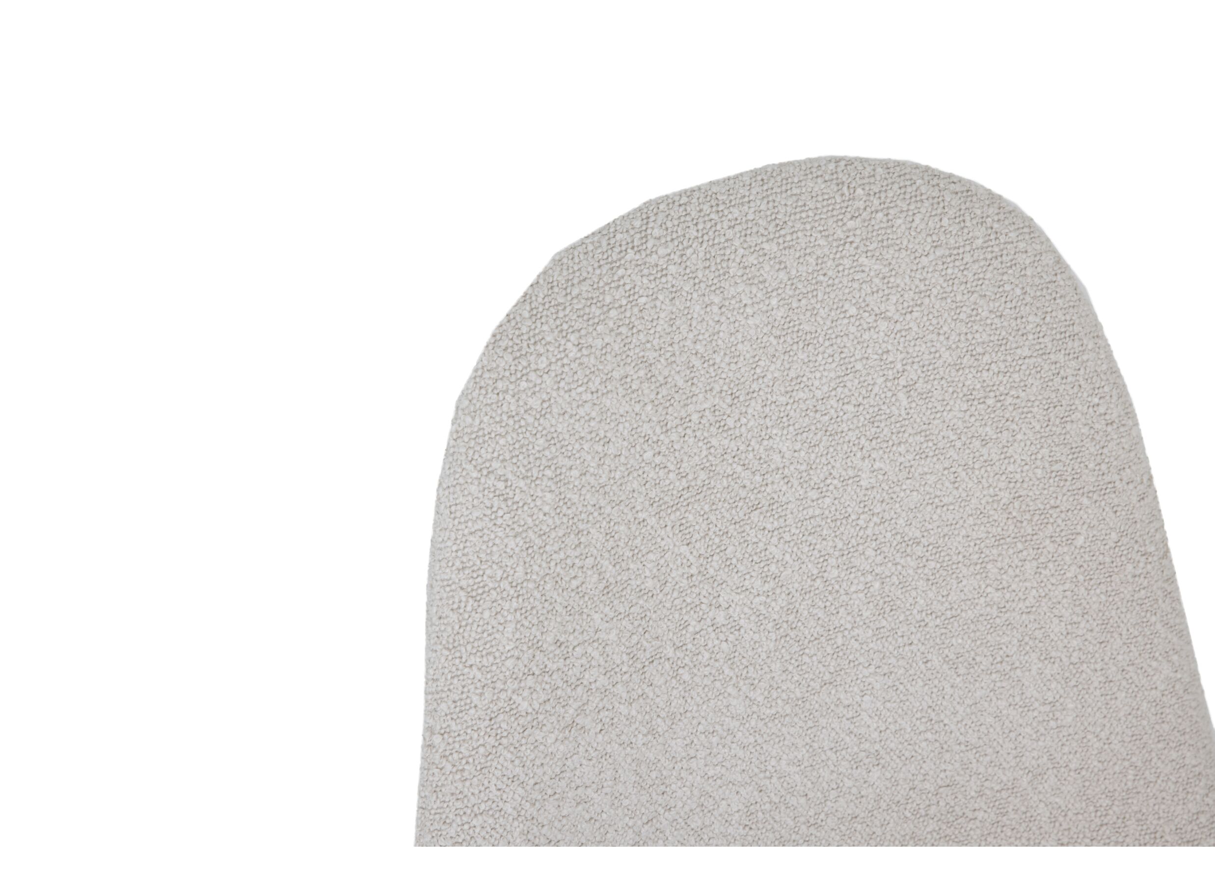 Stoel Charlton 44x53x87cm - molton - boucle beige