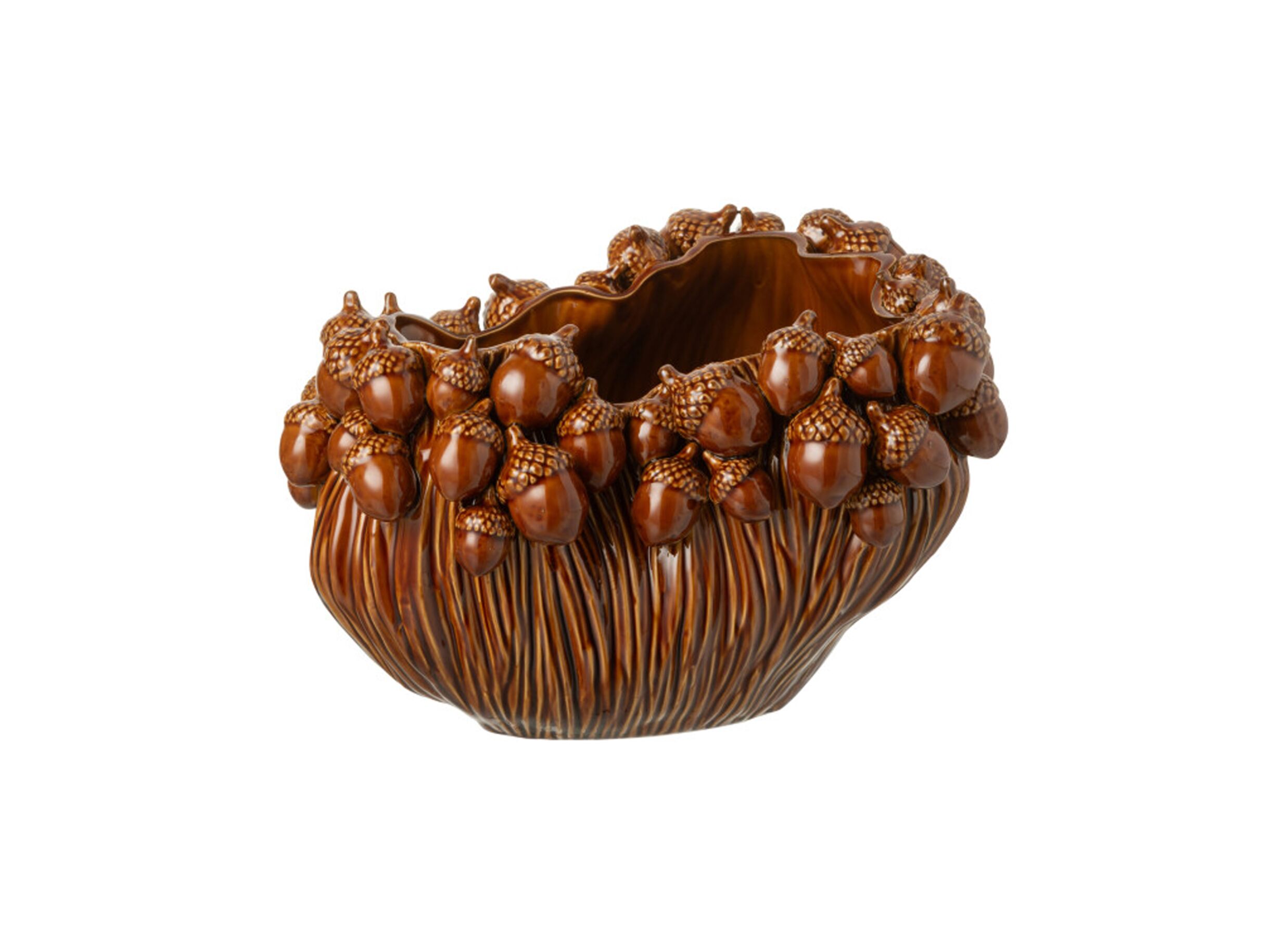 Plus Important - Vase Karpo H24,5cm - céramique - marron