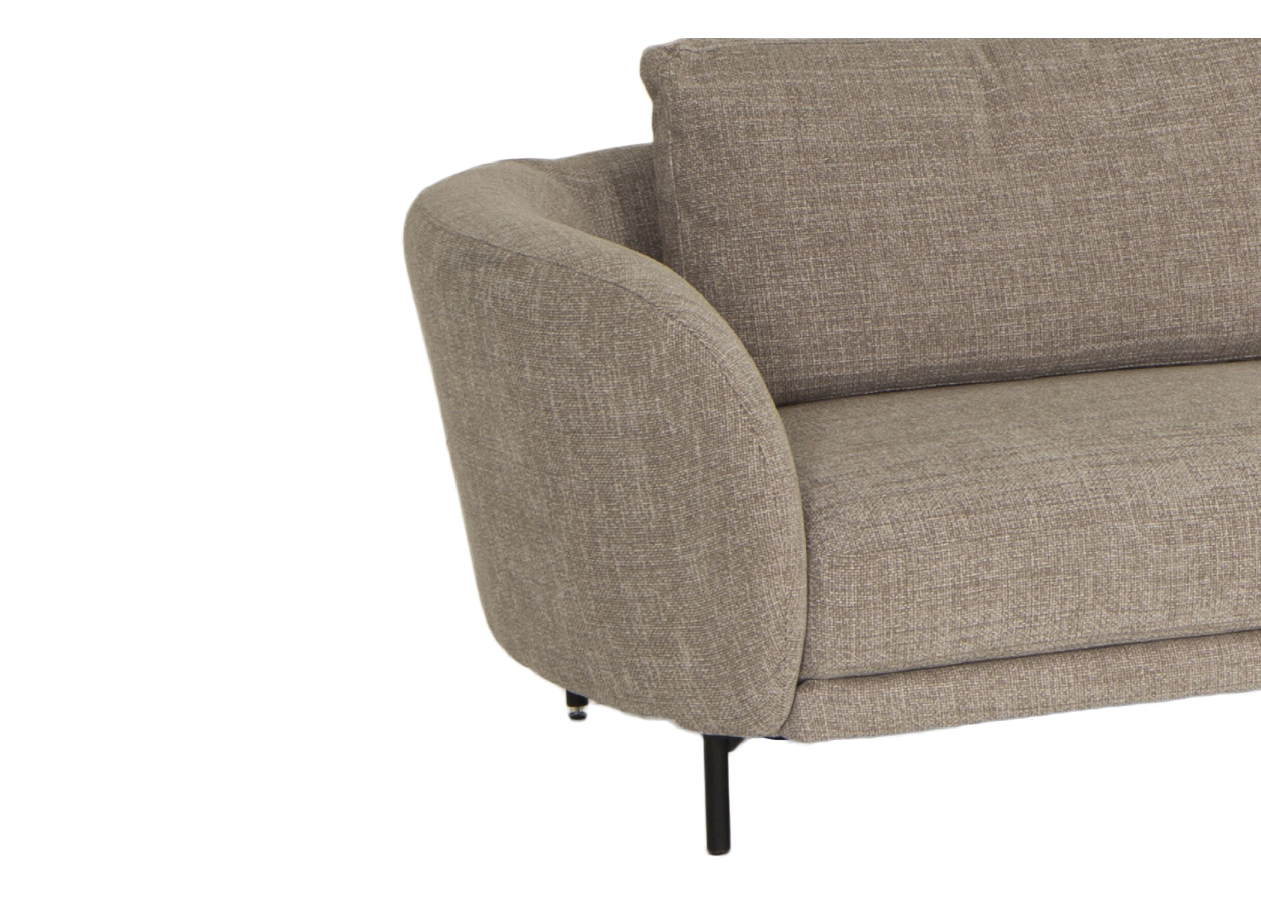 Hoeksalon Carre 311x154cm - stof - zand