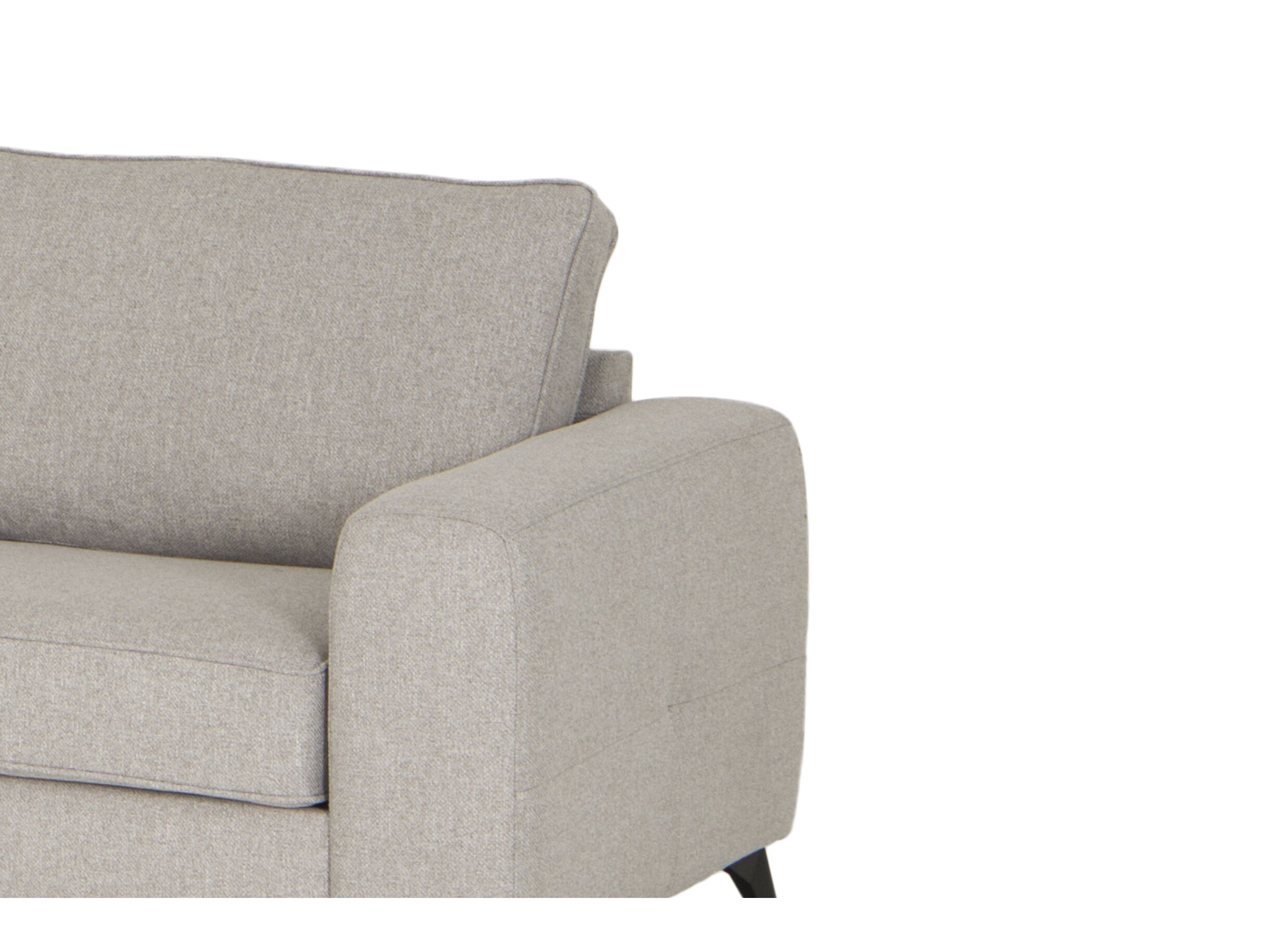 Detailfoto - Hoeksalon Turin stof beige
