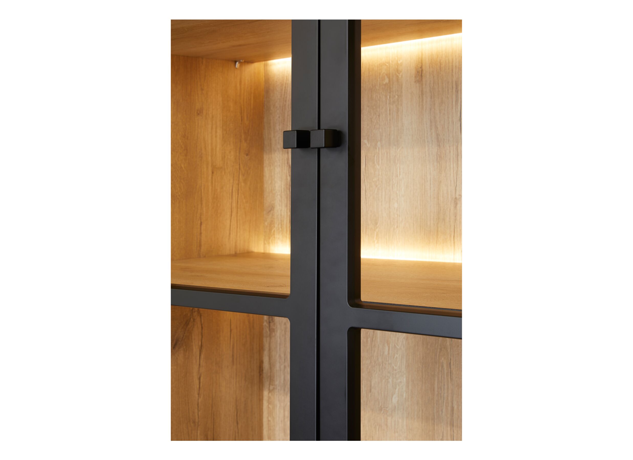 Vitrinekast Raphael 122cm - melamine - NOX