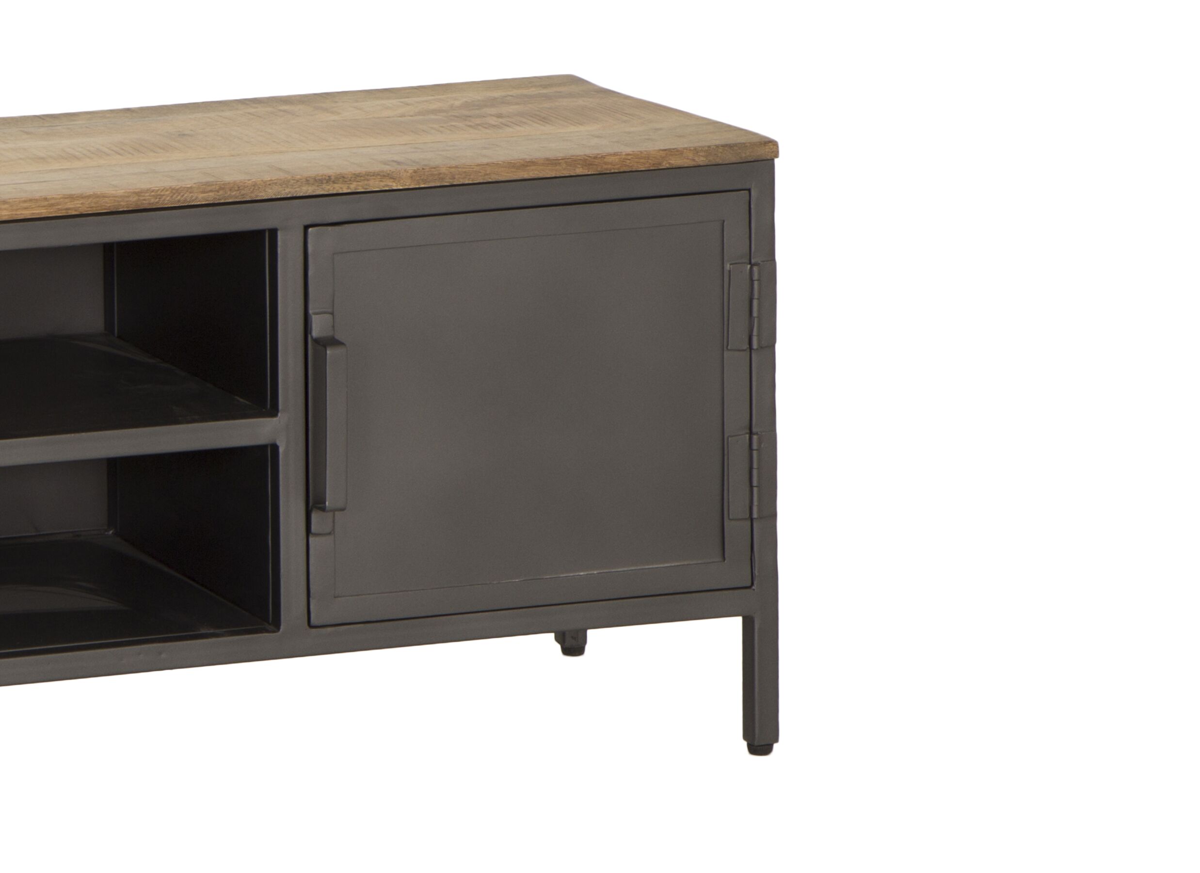 Detailfoto - Tv-meubel Zarathustra hout metaal 138cm