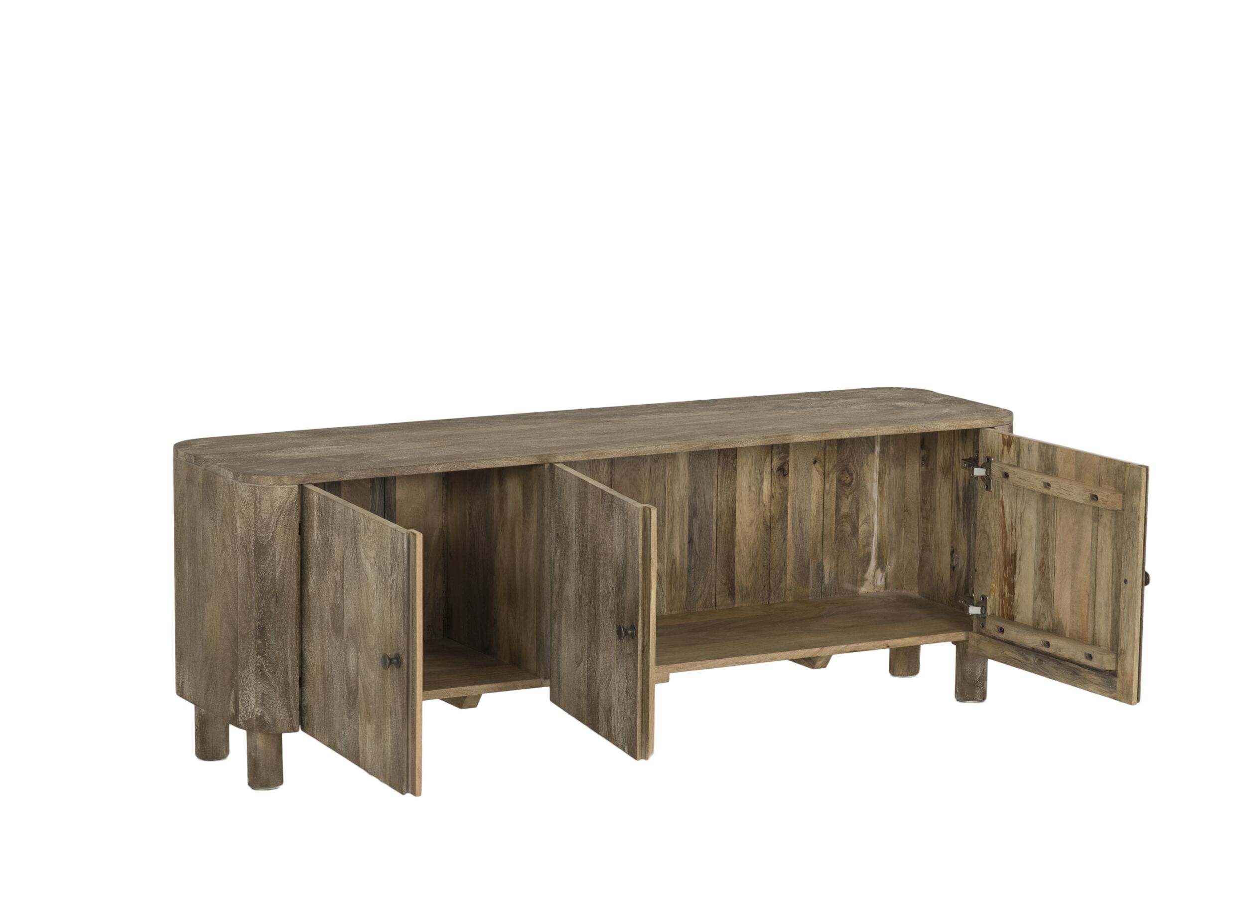 Disposition - Meuble TV Darwin 150cm - manguier massif - sandblast