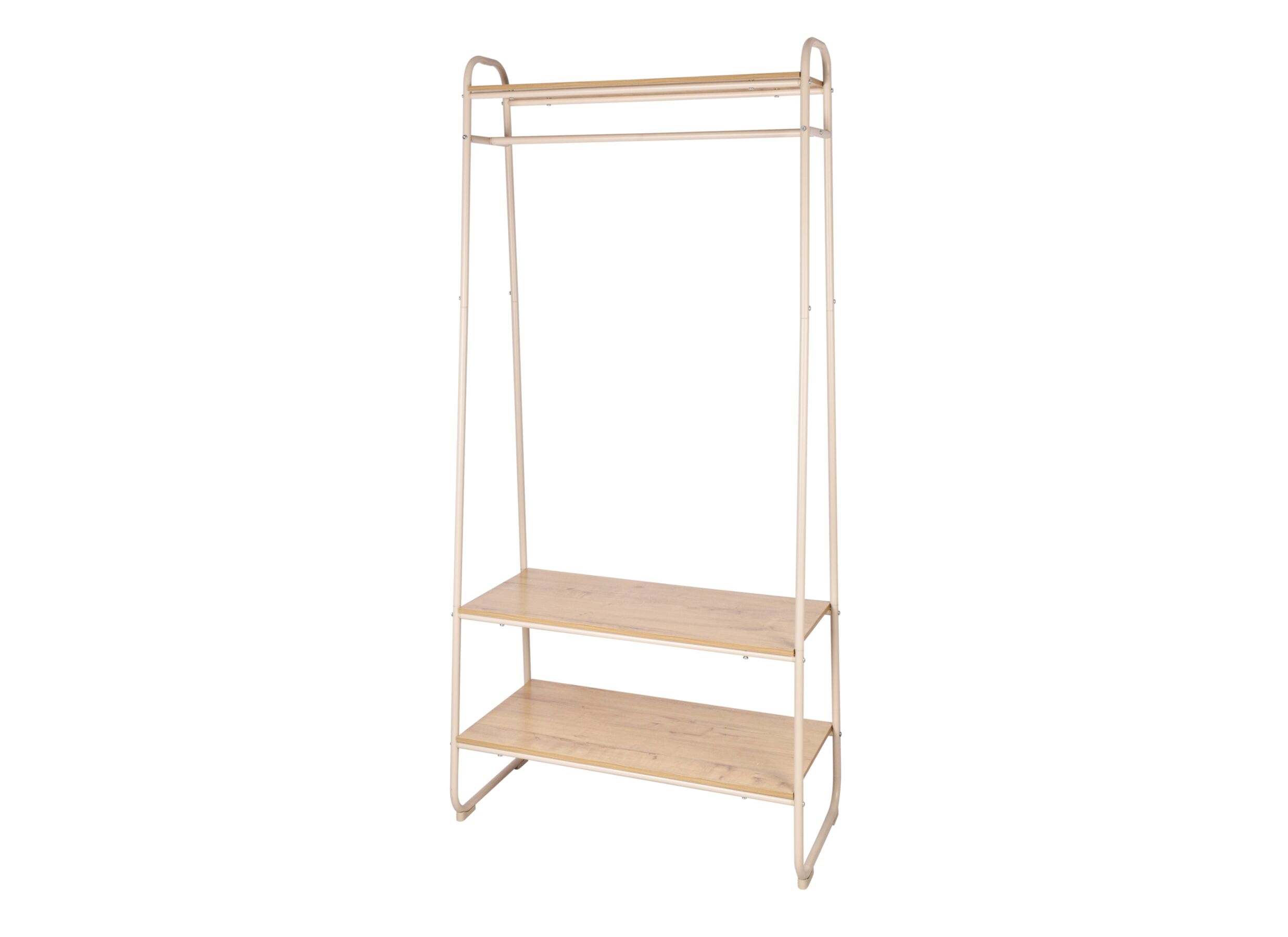 Plus Important - Portant Nightfall 80x40x180cm - métal & bois - beige