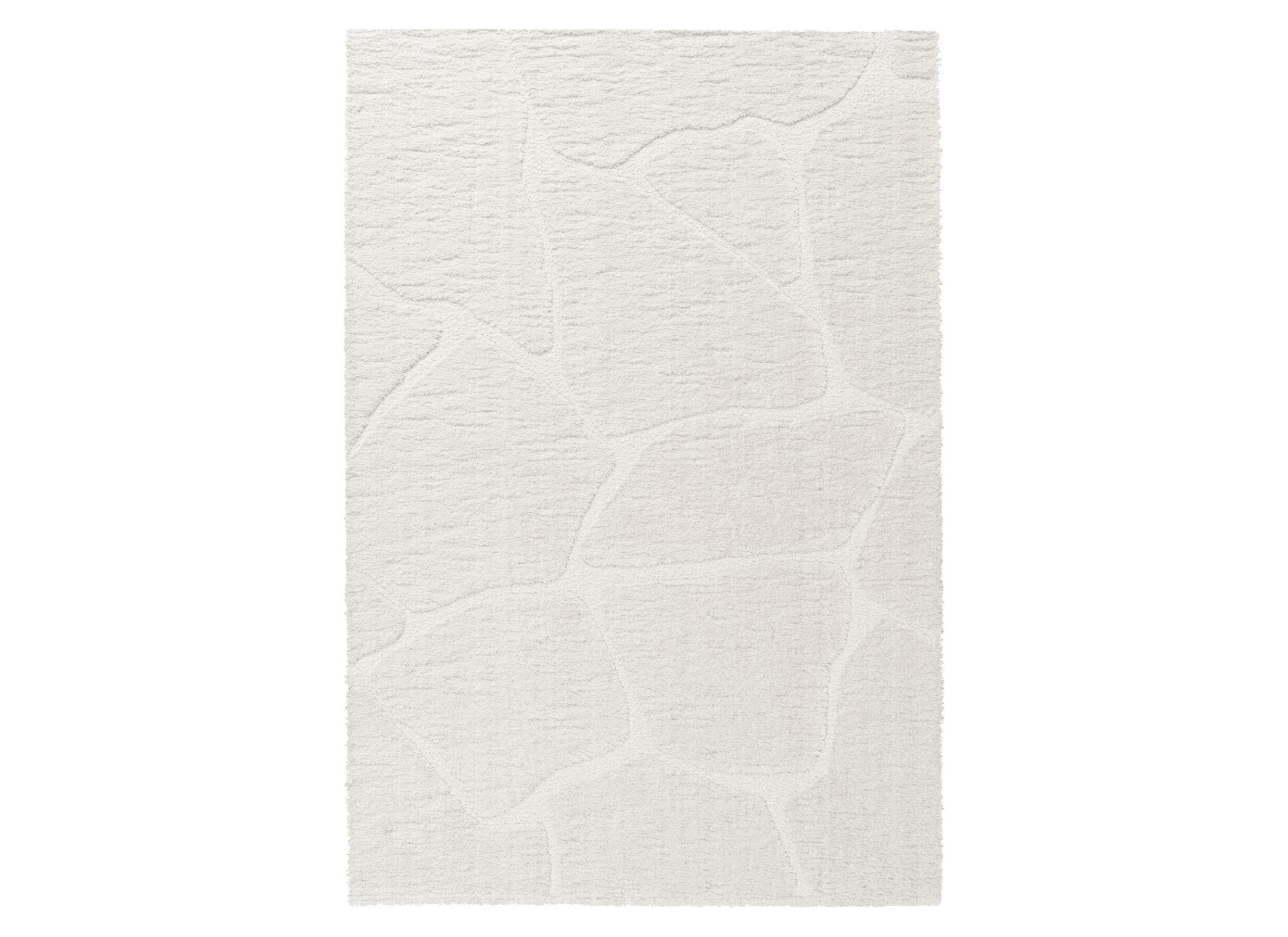 Tapijt Madagaskar 200x290cm - polyester - wit - Tapijt Madagaskar 200x290cm - polyester - wit