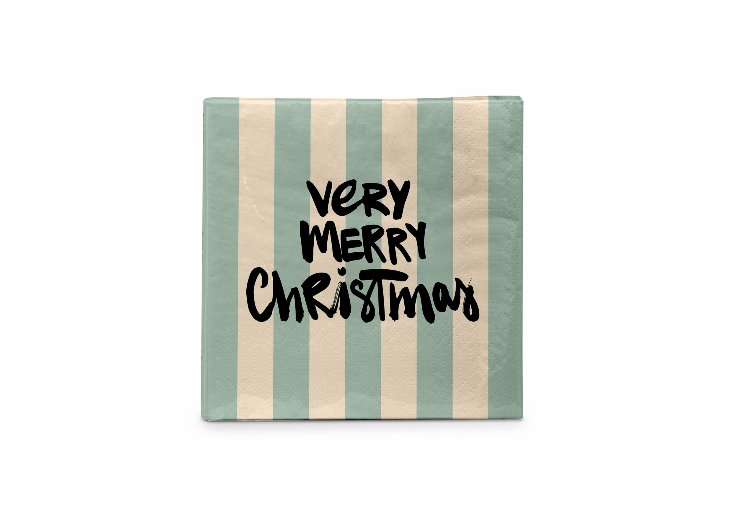 Serviette Merry 33x33cm - 20 stuks - Serviette Merry 33x33cm - 20 stuks