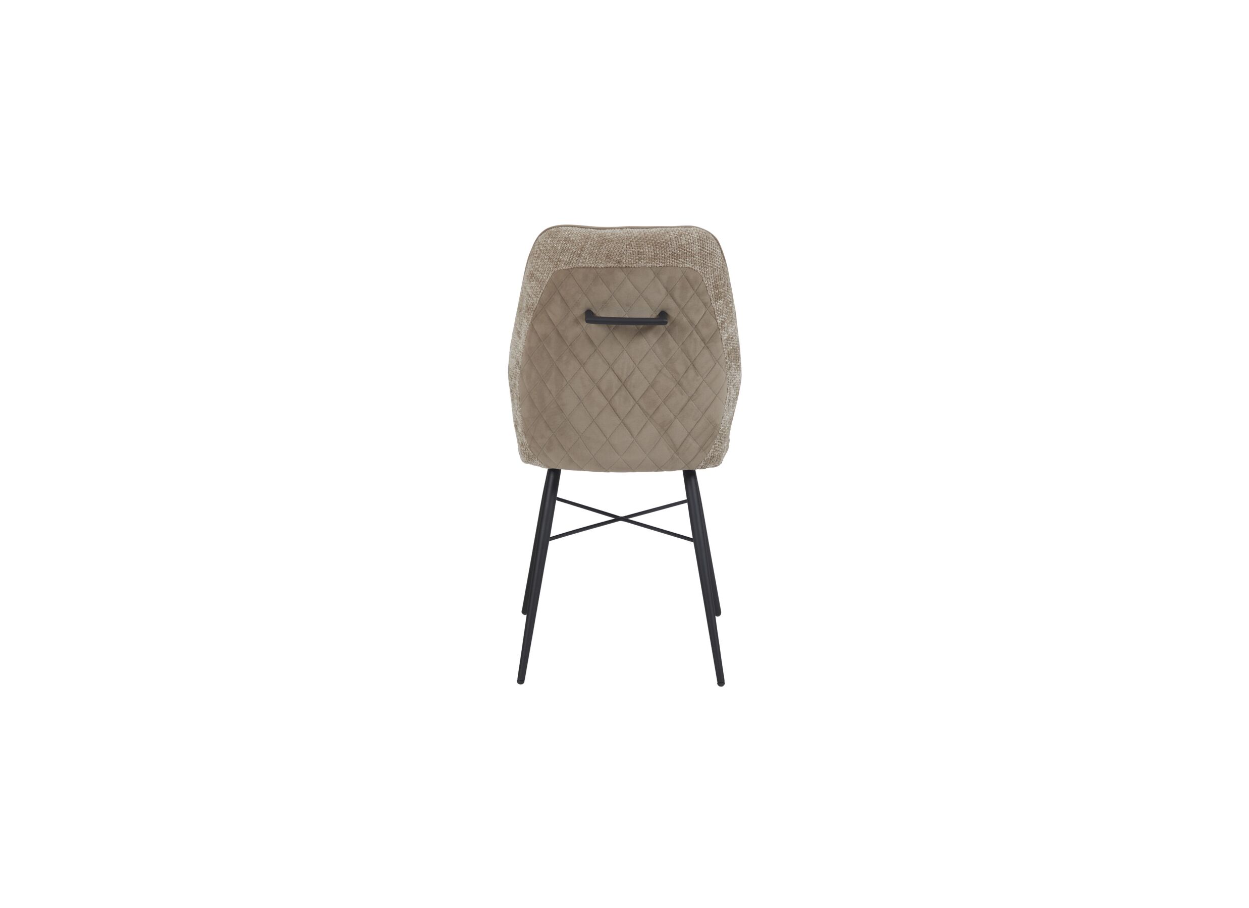 Stoel 45x50x91cm - stof - beige