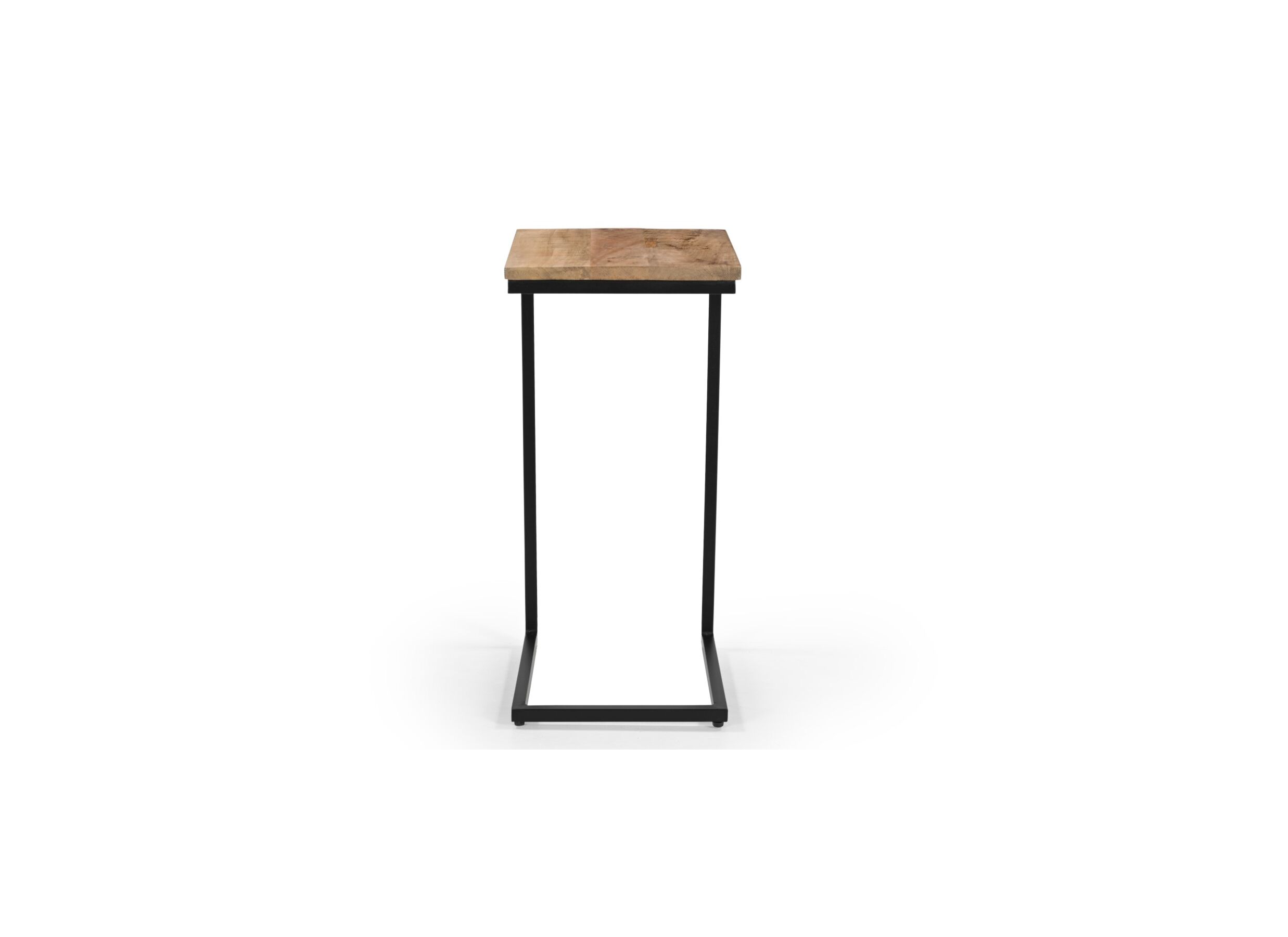 Table ordinateur portable Feline 40x33cm - mangue massif - naturel