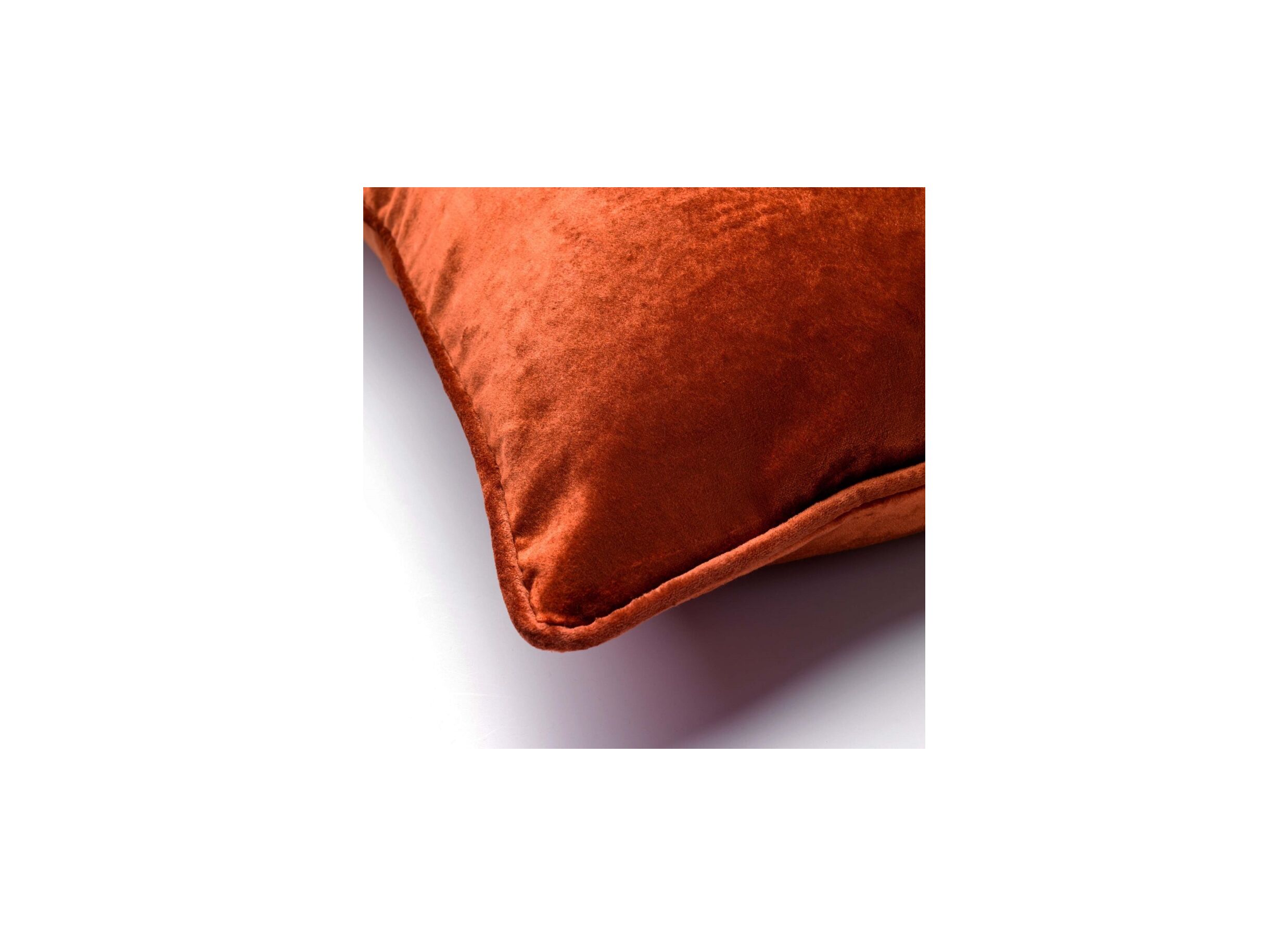 Detailfoto - Kussen Chloe 50x50cm - viscose & polyester - potters clay