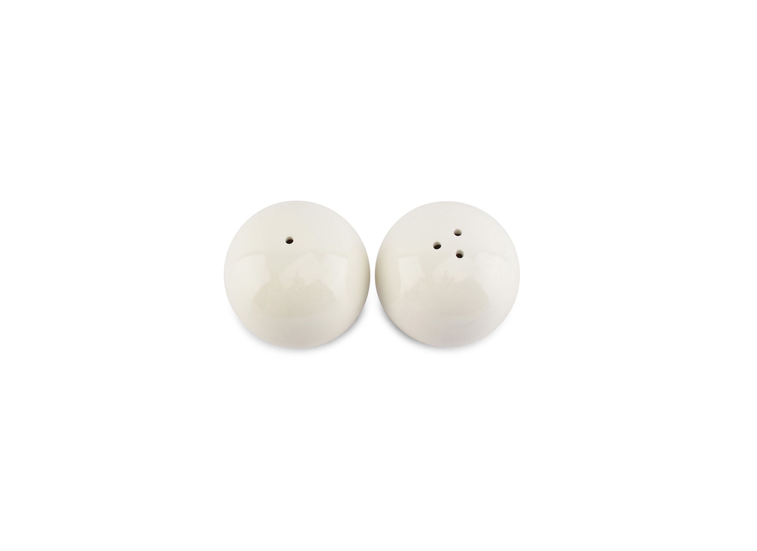 Peper en zoutmolen Cucina H6cm stoneware wit - Peper en zoutmolen Cucina H6cm stoneware wit