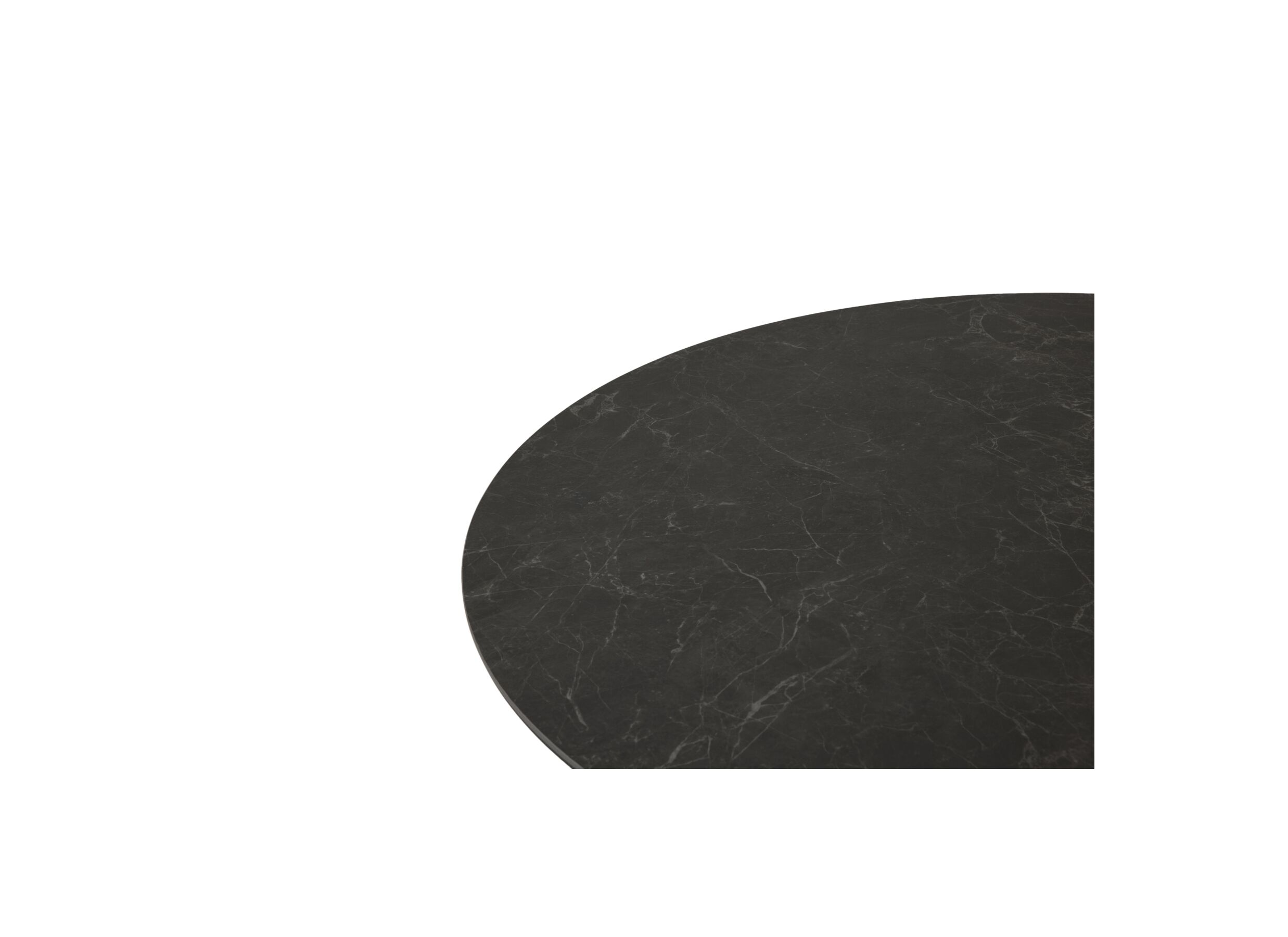 Detail - Table ronde Okapi Ø120cm - MDF - gris foncé