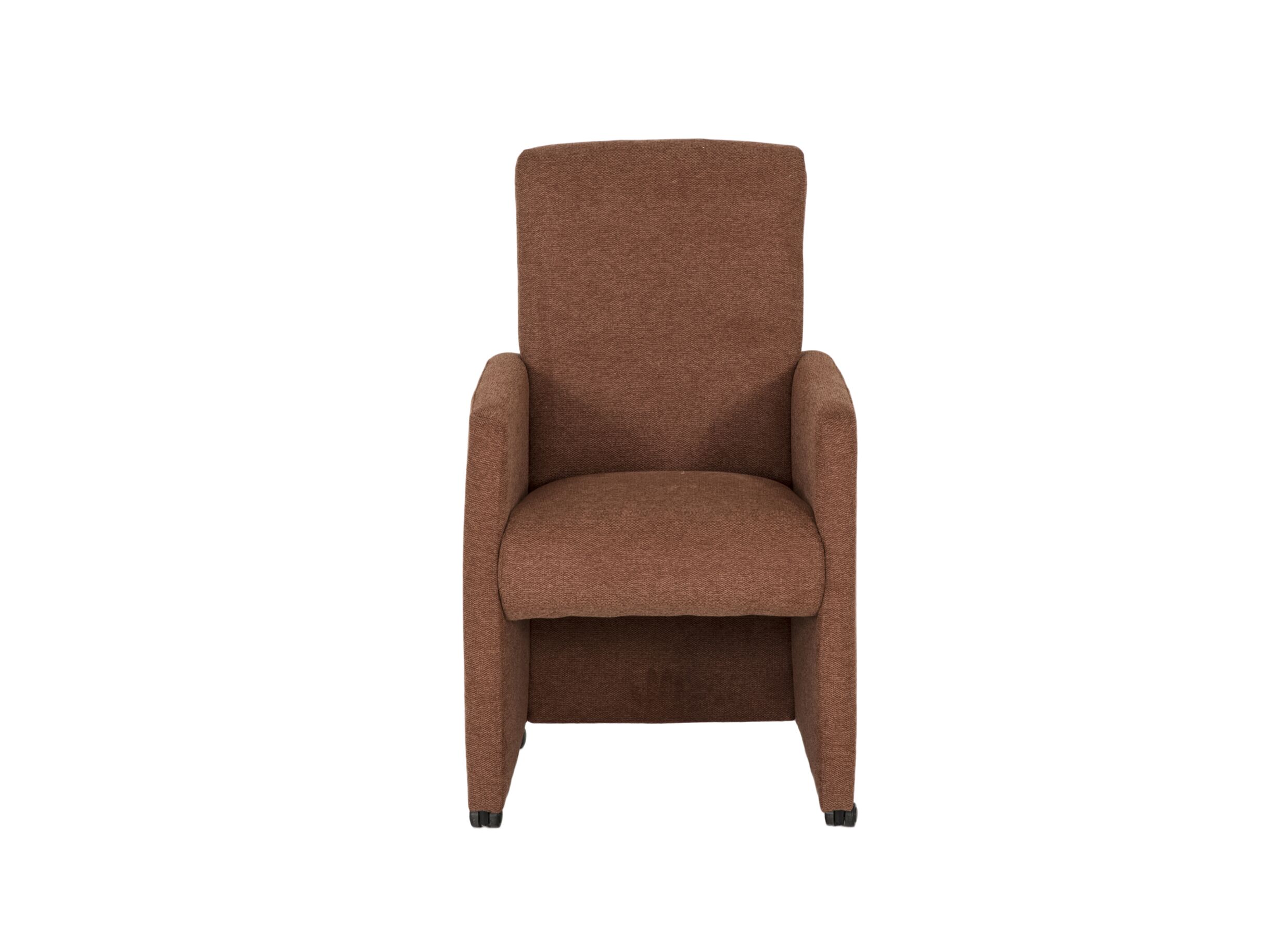 Aperçu - Chaise Aragon 60x70x100cm - tissu - marron