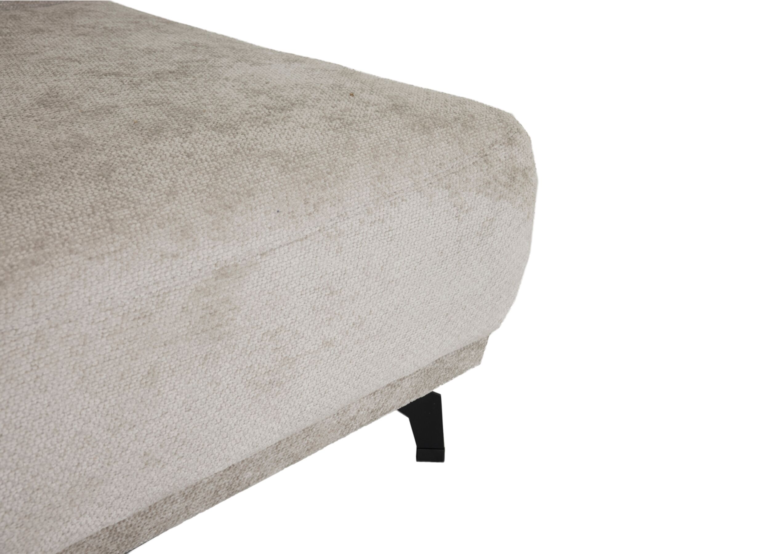 Detailfoto - Hoeksalon Mats 372x227cm - stof - lichtgrijs