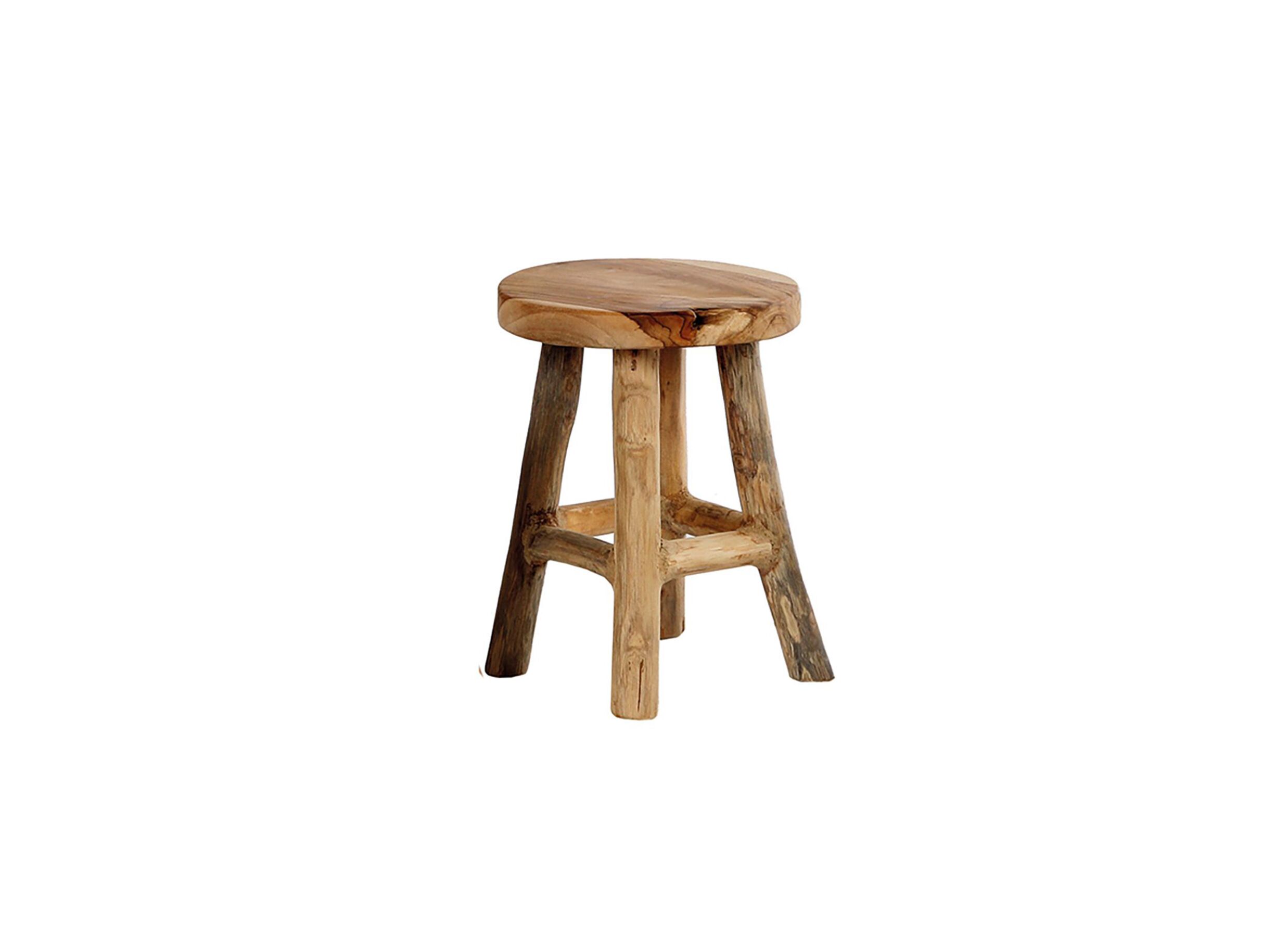 Plantenkrukje Teak H27cm