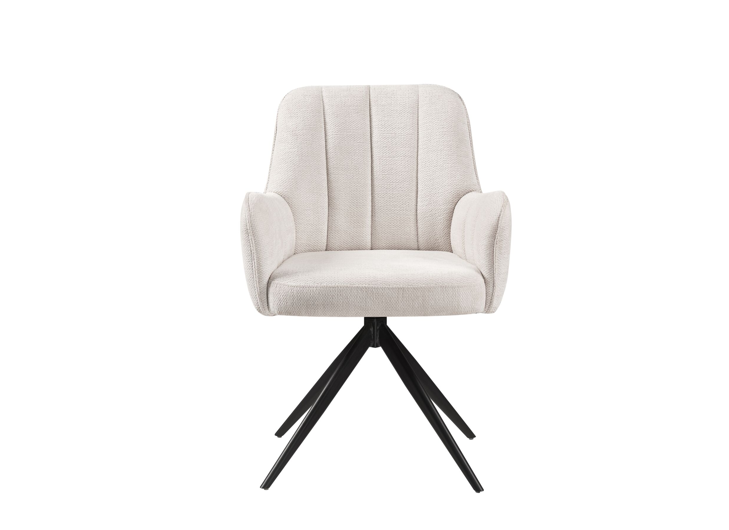 Draaistoel Bonzo 59x58x88cm - stof - wit