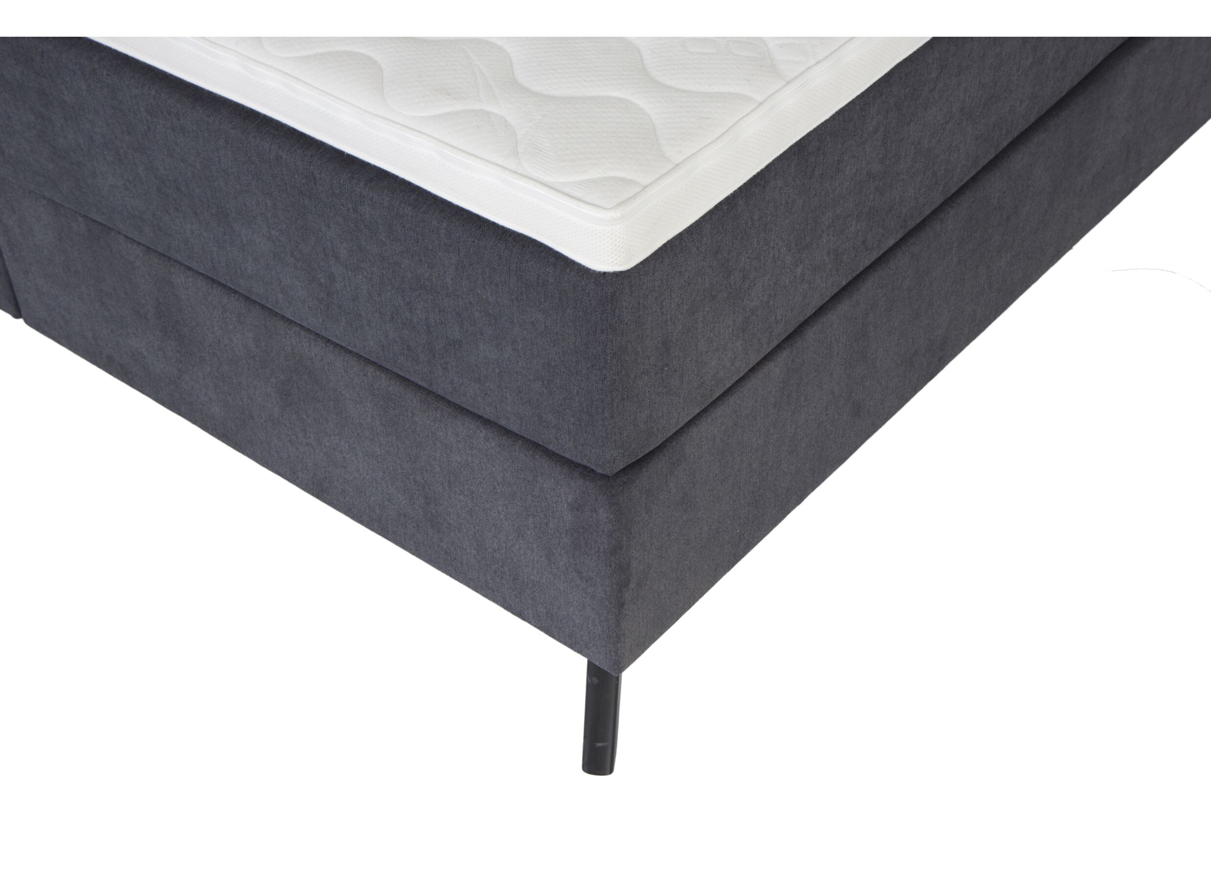 Boxspring Skagen Knapper 180x200cm - stof - antraciet