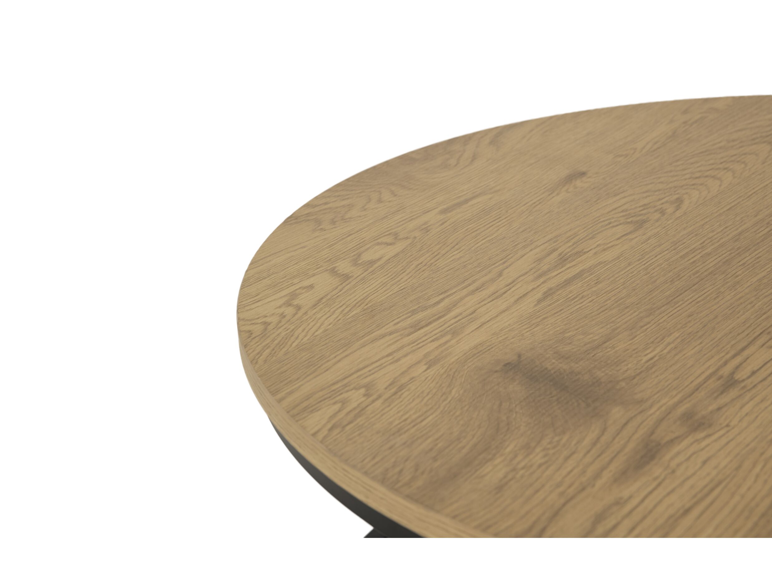 Detail - Table basse Sunrise lot de 2- MDF mélamine - chêne
