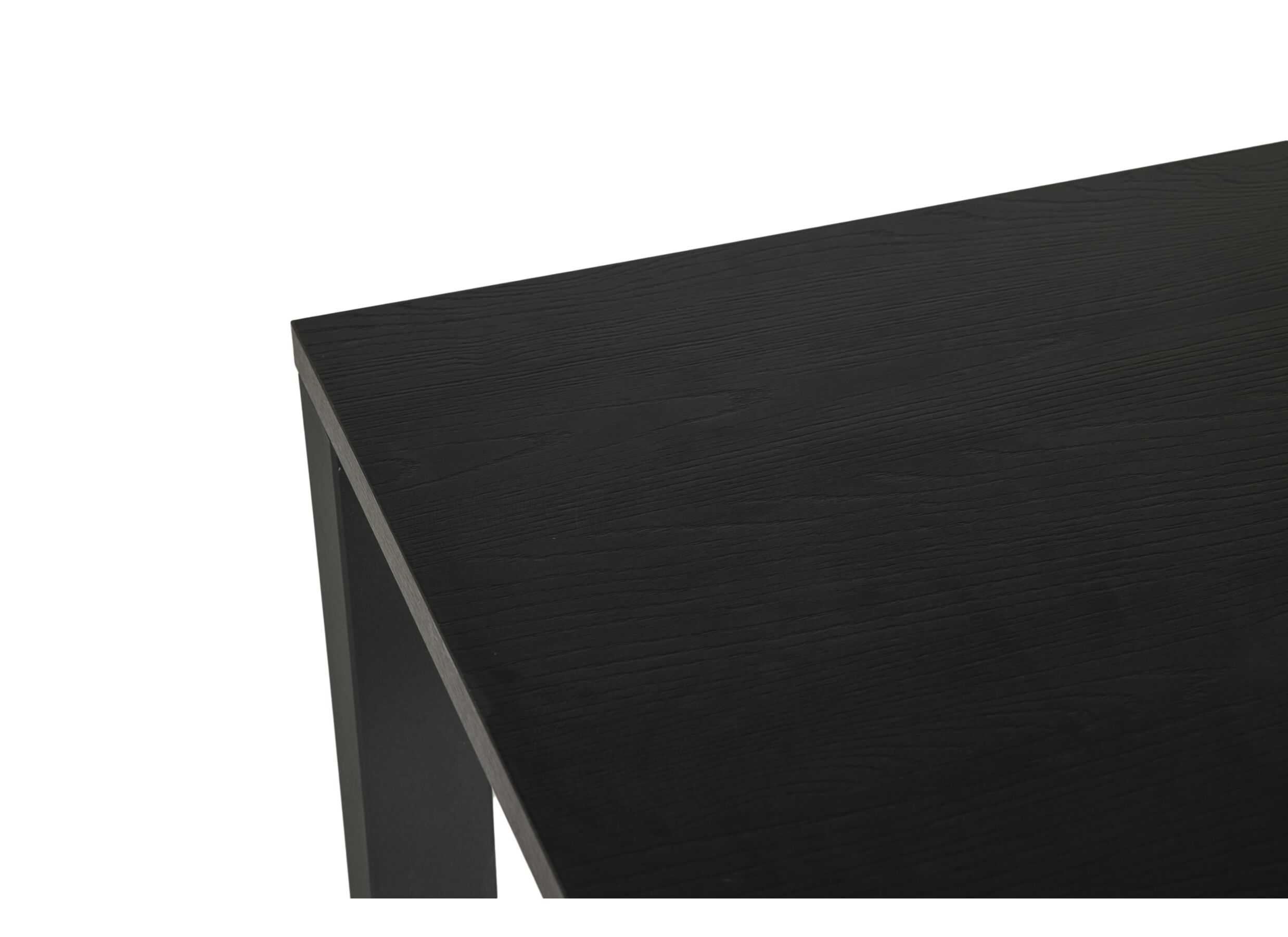 Detailfoto - Bartafel Verona 140x80cm - decor - zwarte eik
