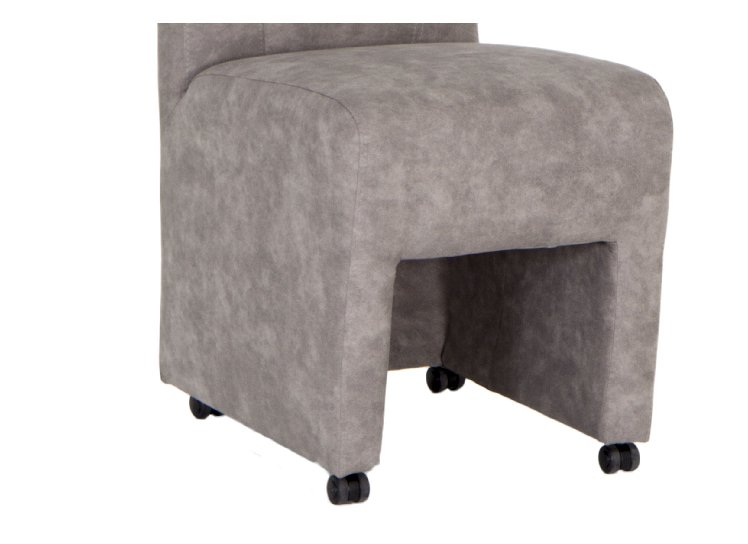 Stoel Oliver 50x70x94,5cm - stof - zilvergrijs
