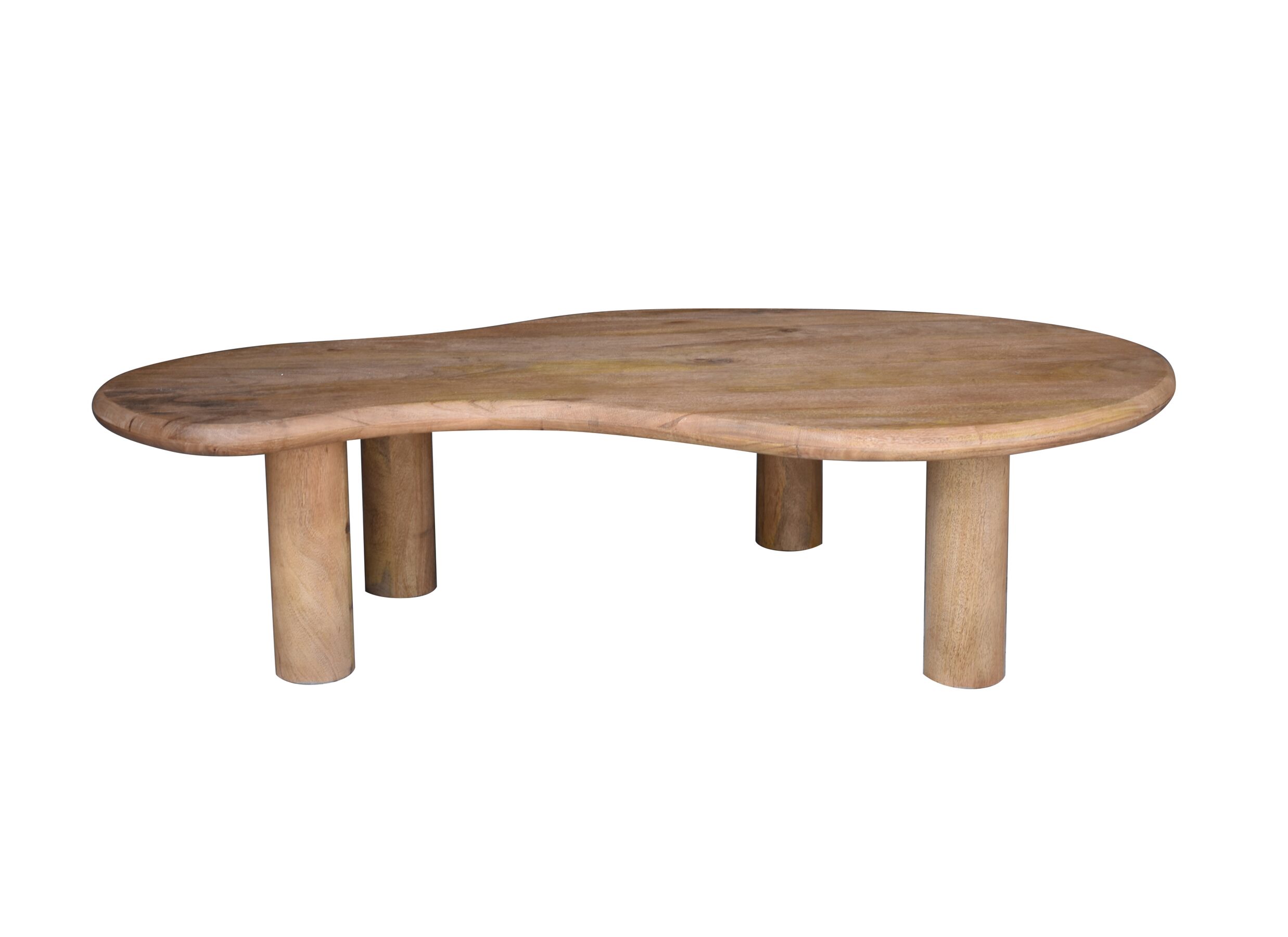 Table basse Odilon 145x85cm - bois massif - naturel