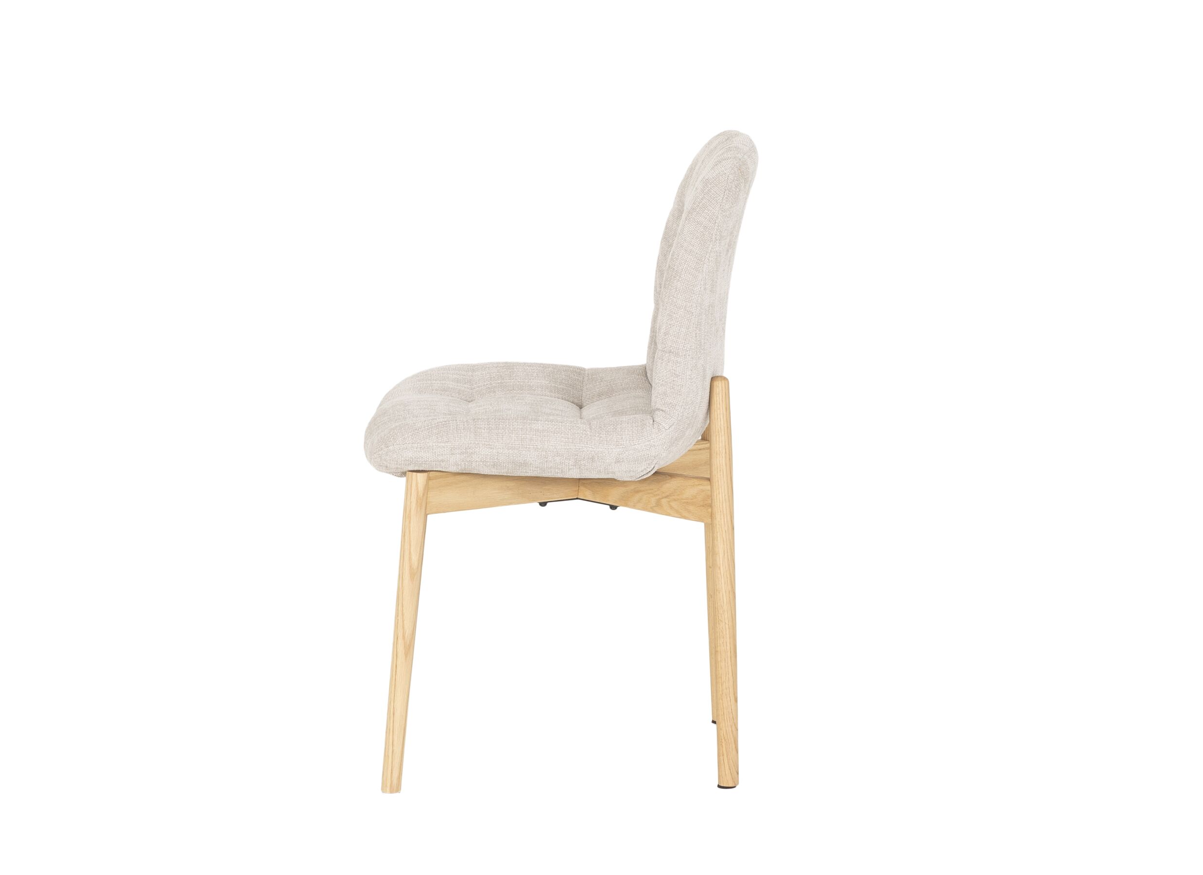 Aperçu - Chaise Cassian 49x54x86cm - tissu - taupe