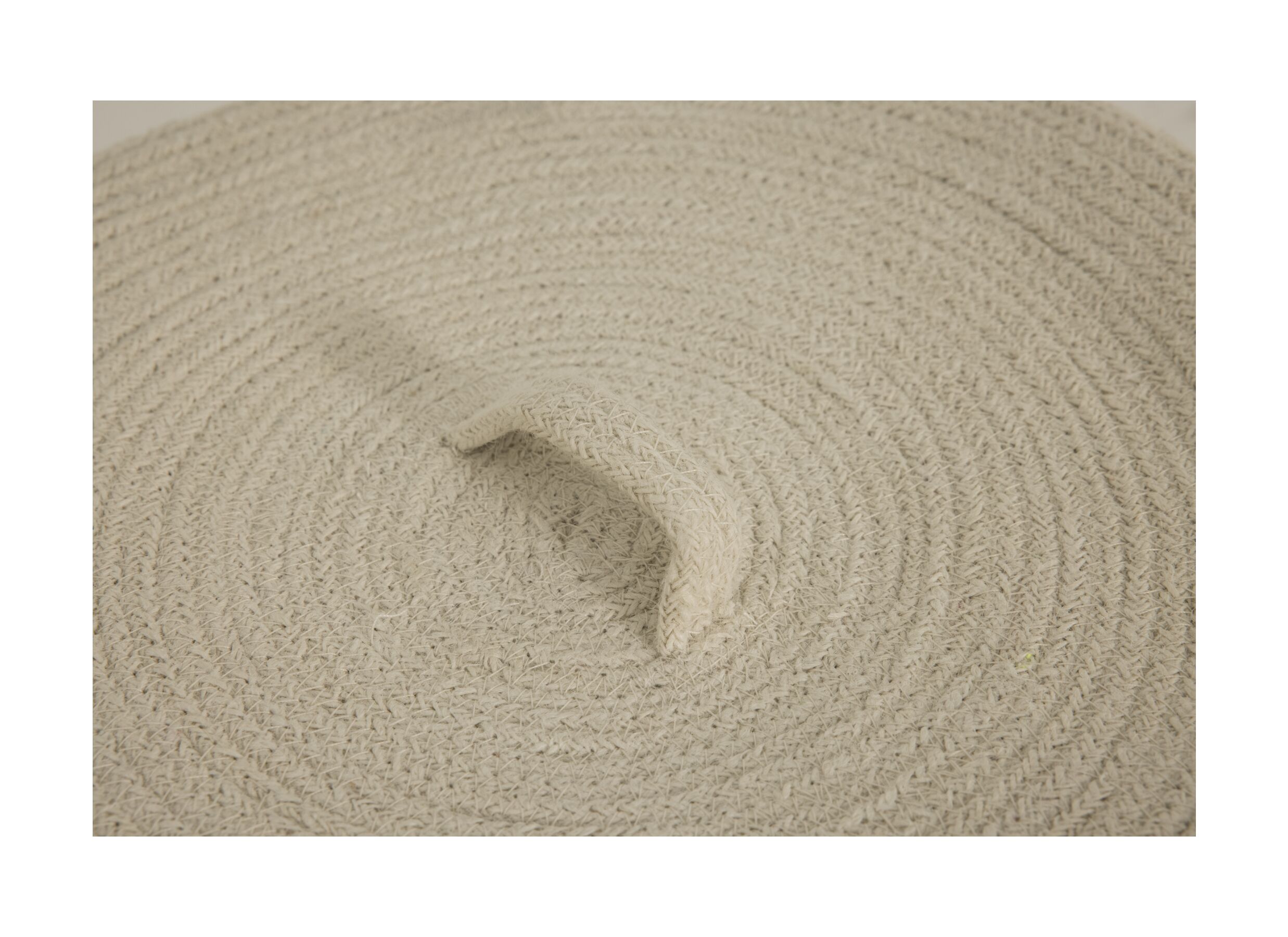 Detailfoto - Opbergmand Vergara set van 2 - jute - naturel