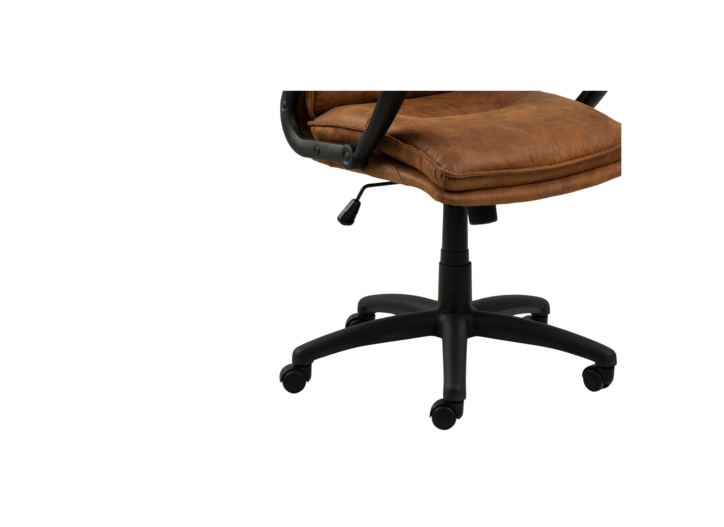 Chaise de bureau 69,5x67x115cm - tissu - camel